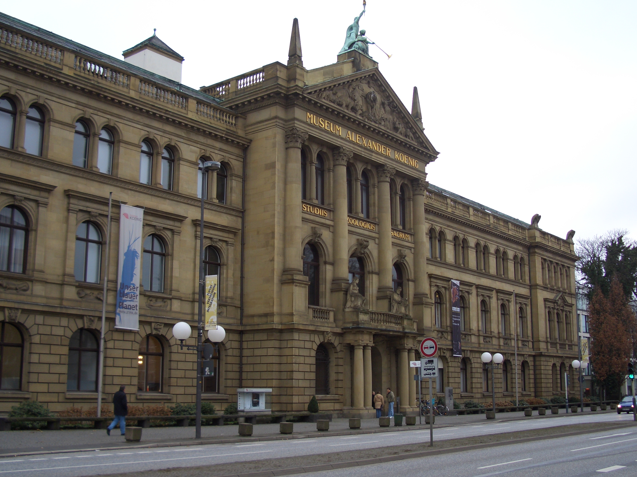 Exterior facade of the Museum Koenig in Bonn.