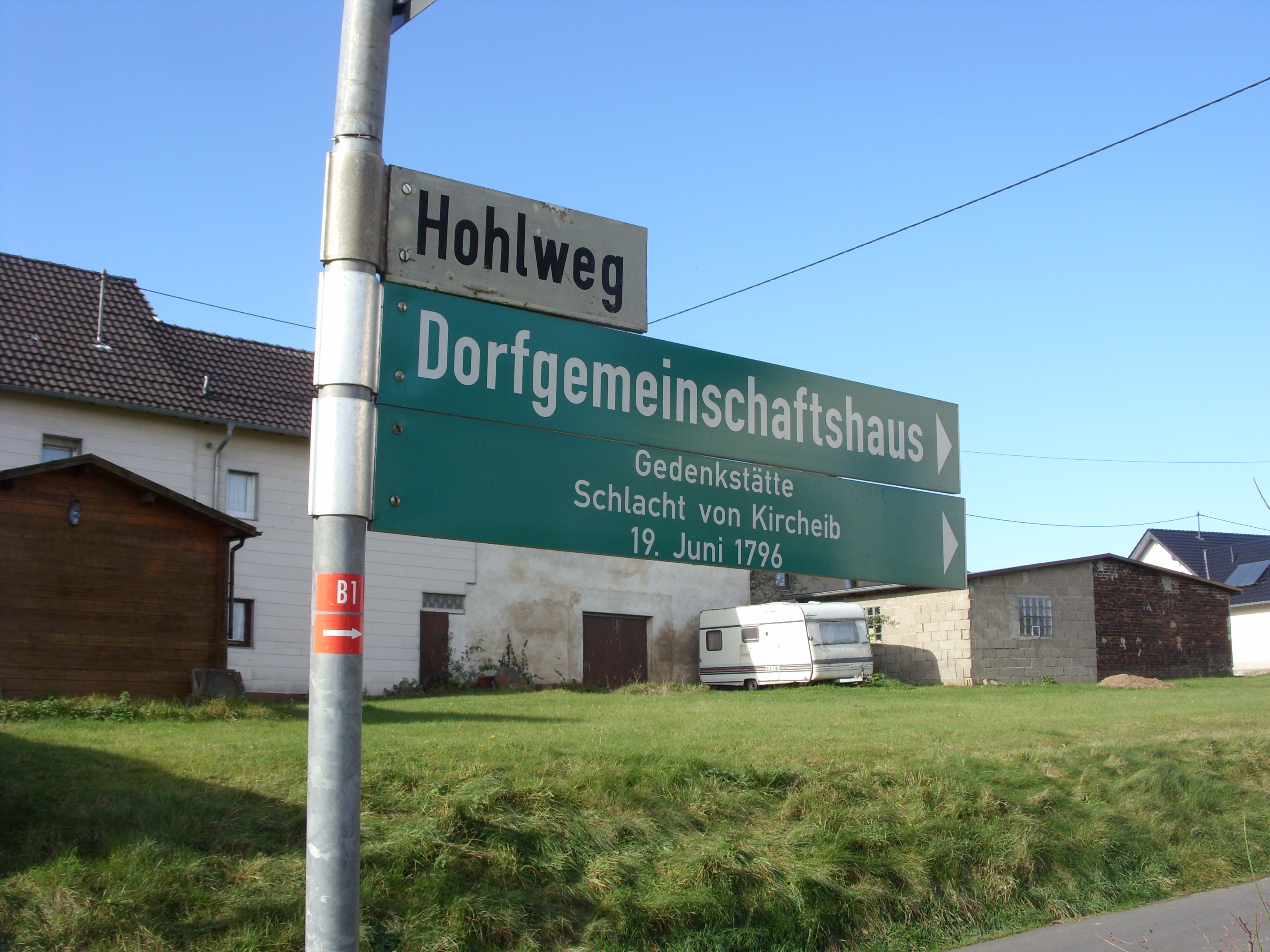 signpost of Battle of Kircheib