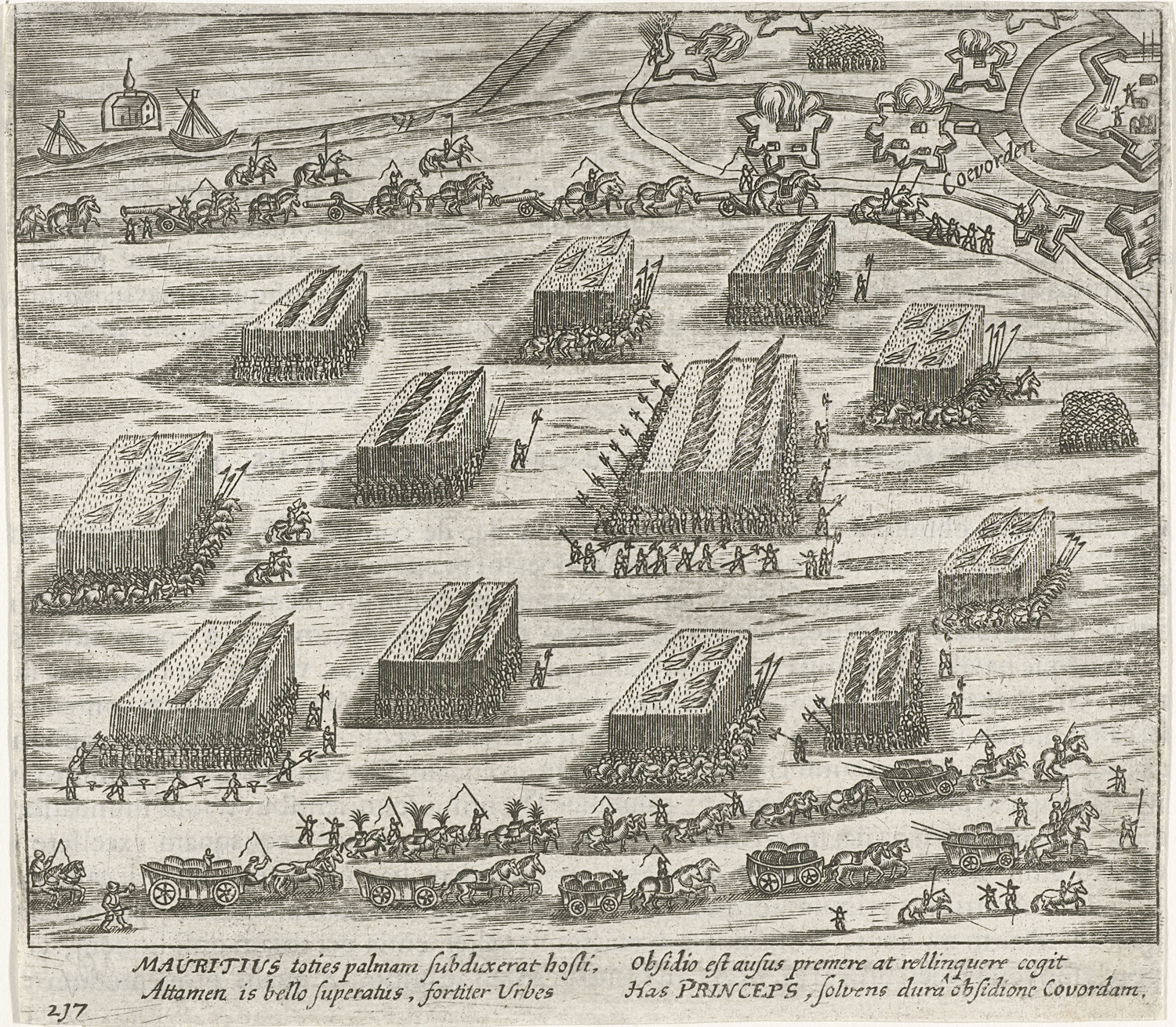 Coevorden liberated by Maurice, 1594