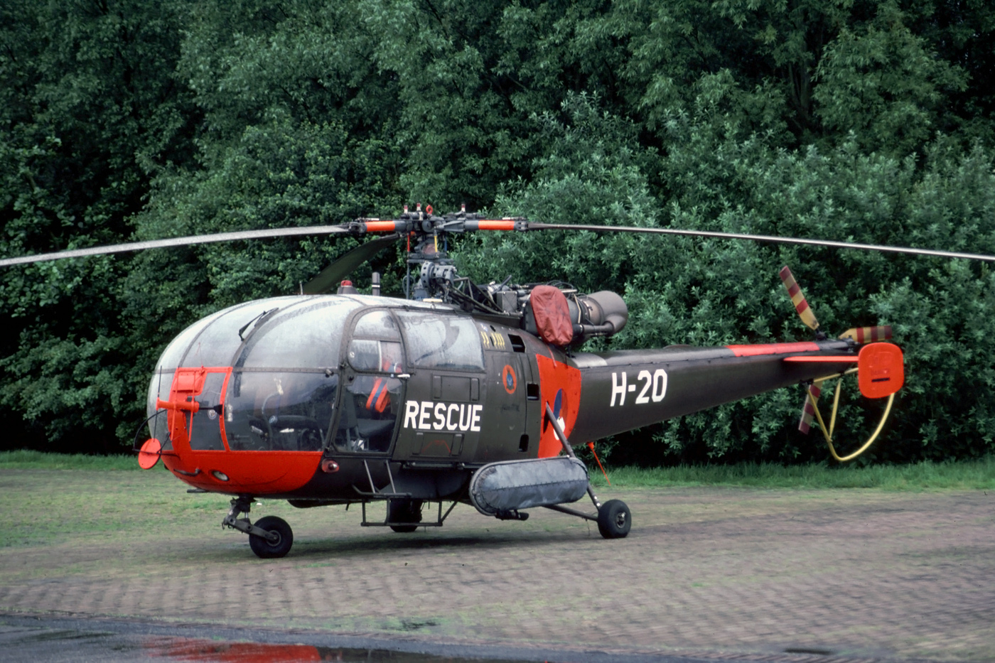 SAR Alouette at its home base Leeuwarden.

The last flight of the Dutch Alouettes will take place on 15 December 2015: more than 53 years after the type entered service in The Netherlands.