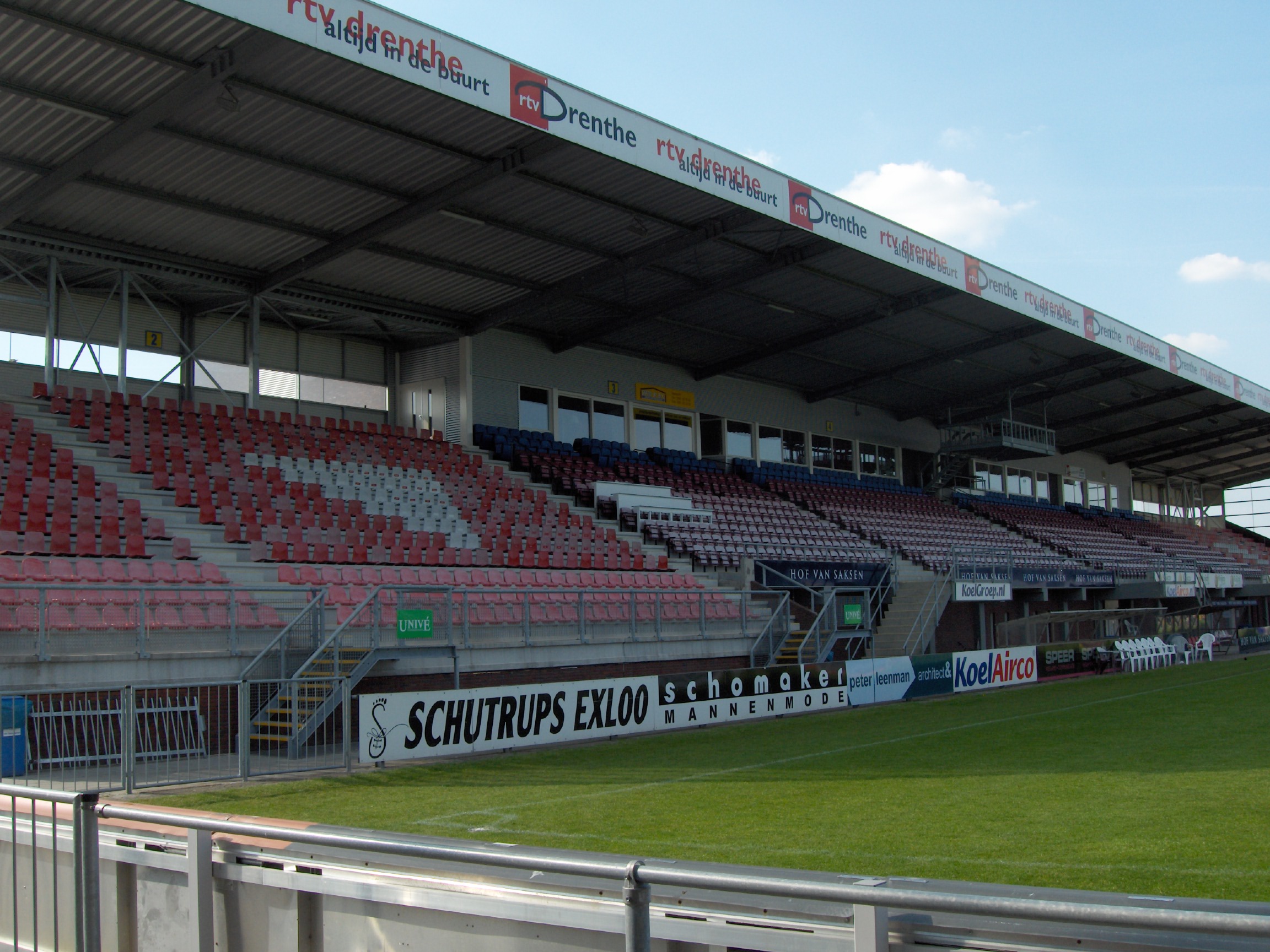 Univé Stadion Emmen Hoofdtribune