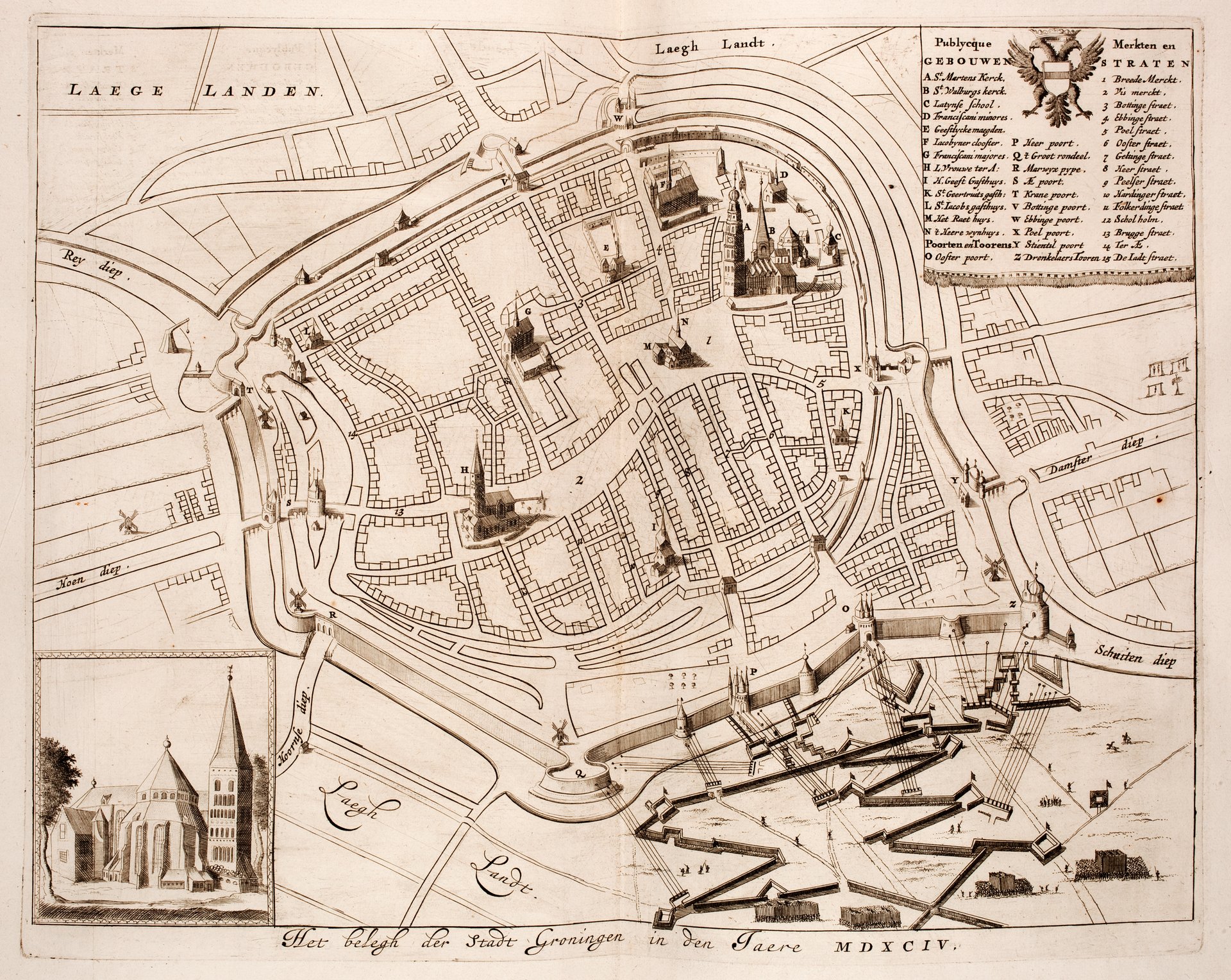 The siege of Groningen in 1594