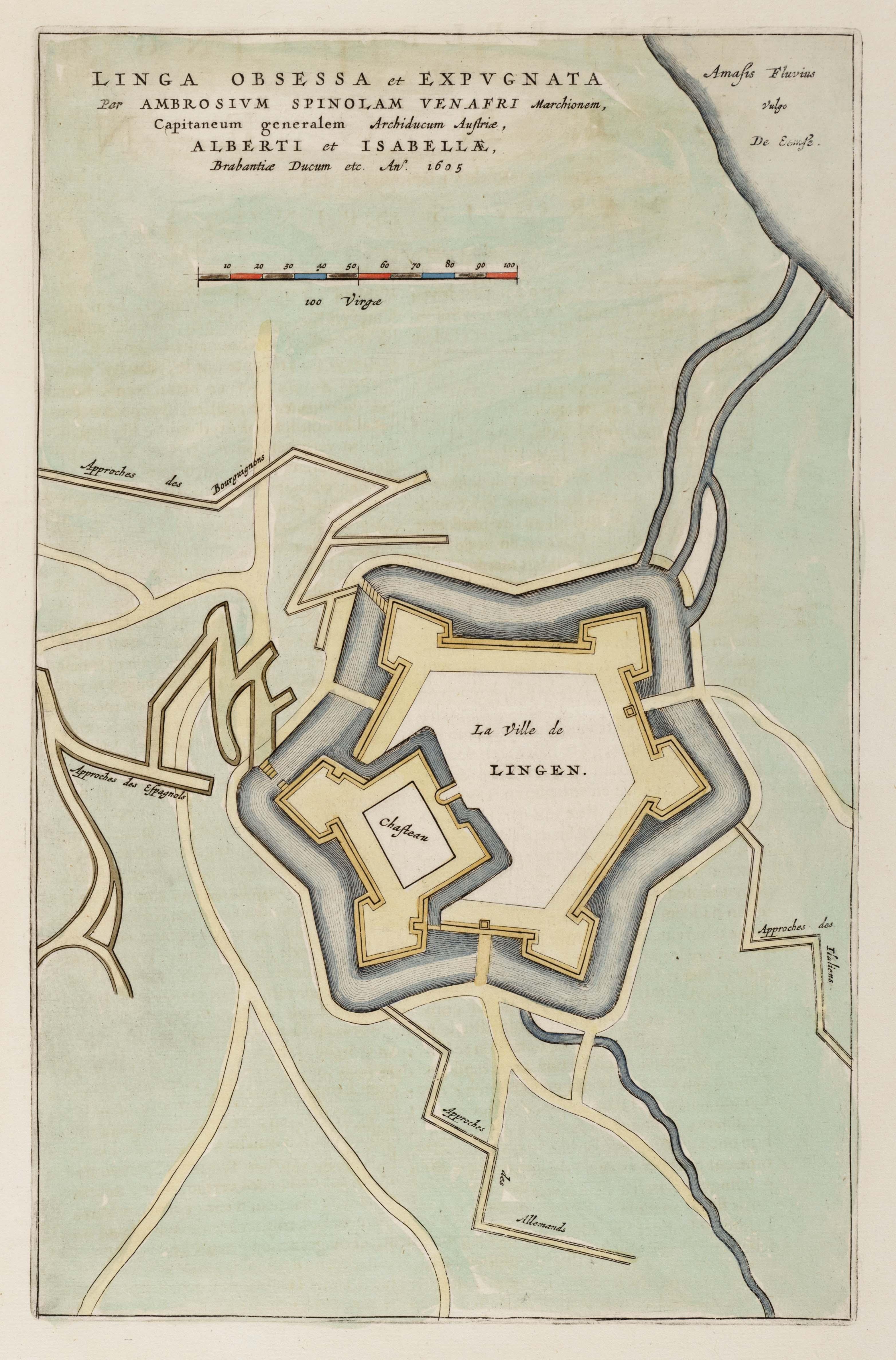 Siege and capture of Lingen in 1605 by Ambrogio Spinola