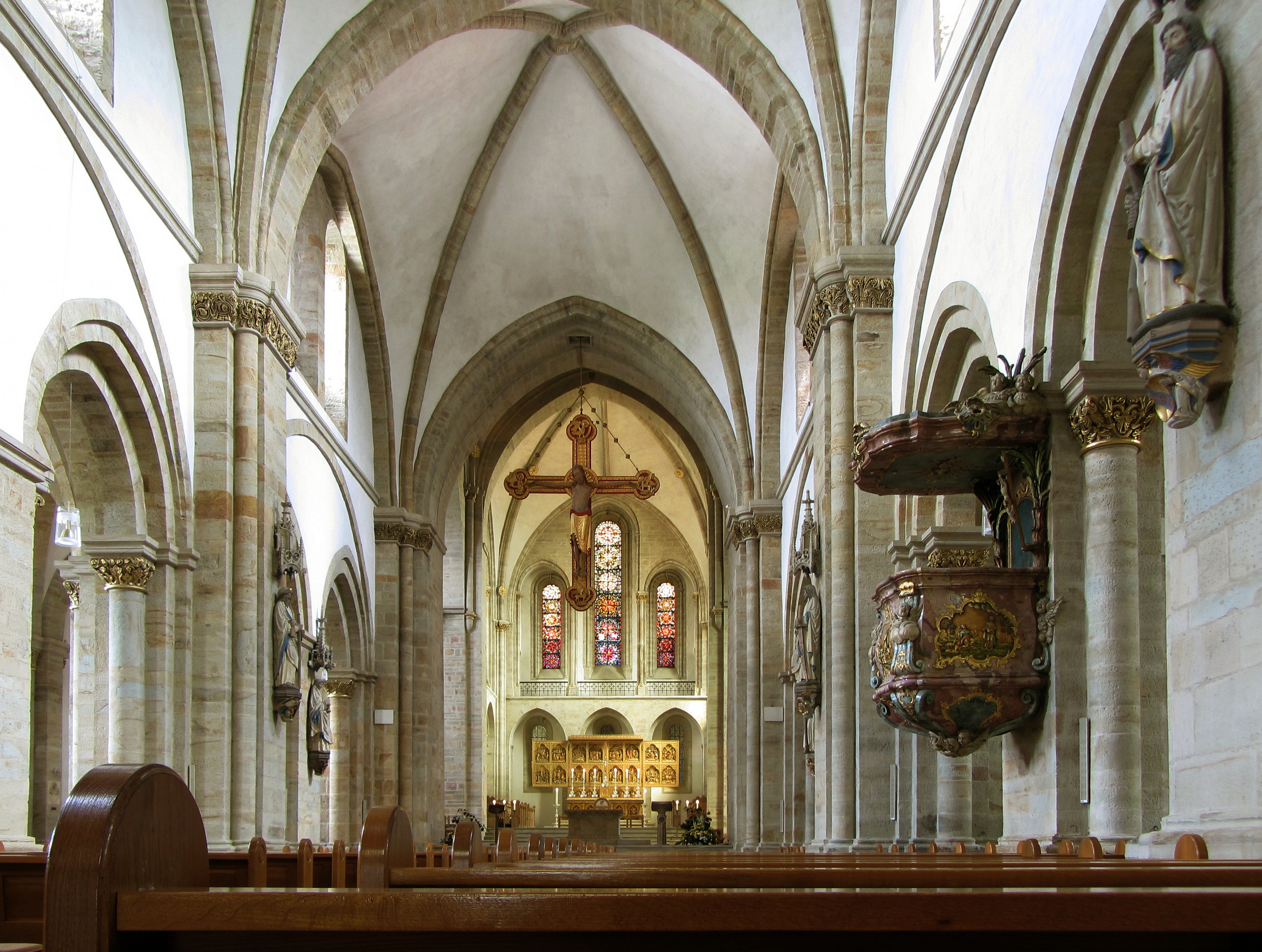 Osnabrück. Dom St. Peter, Innenraum.