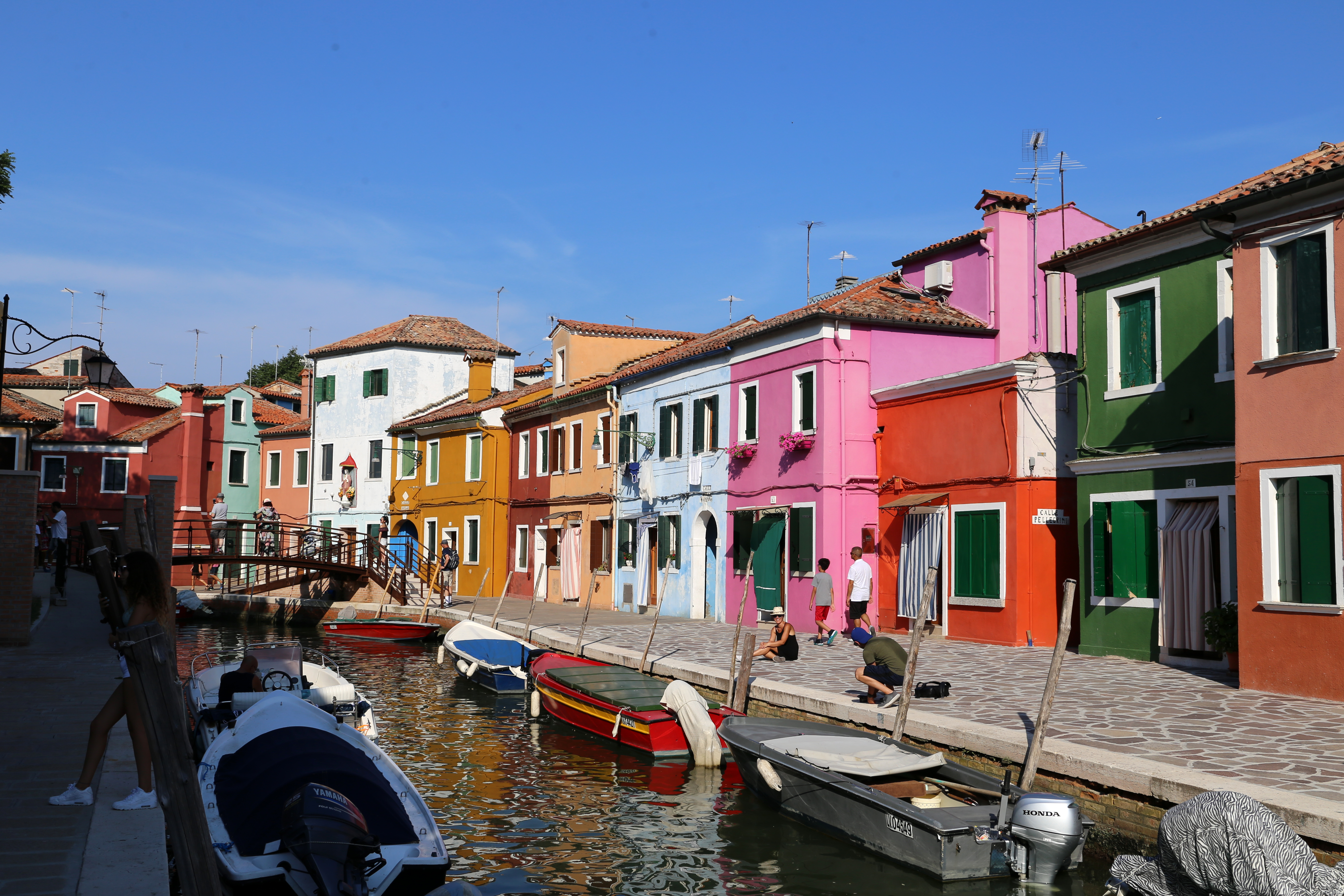 Streets in Burano