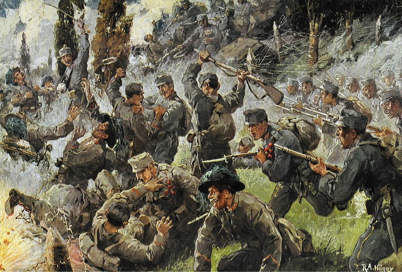 1. WK - Nahkampf auf dem Doberdo (Isonzo-Front)