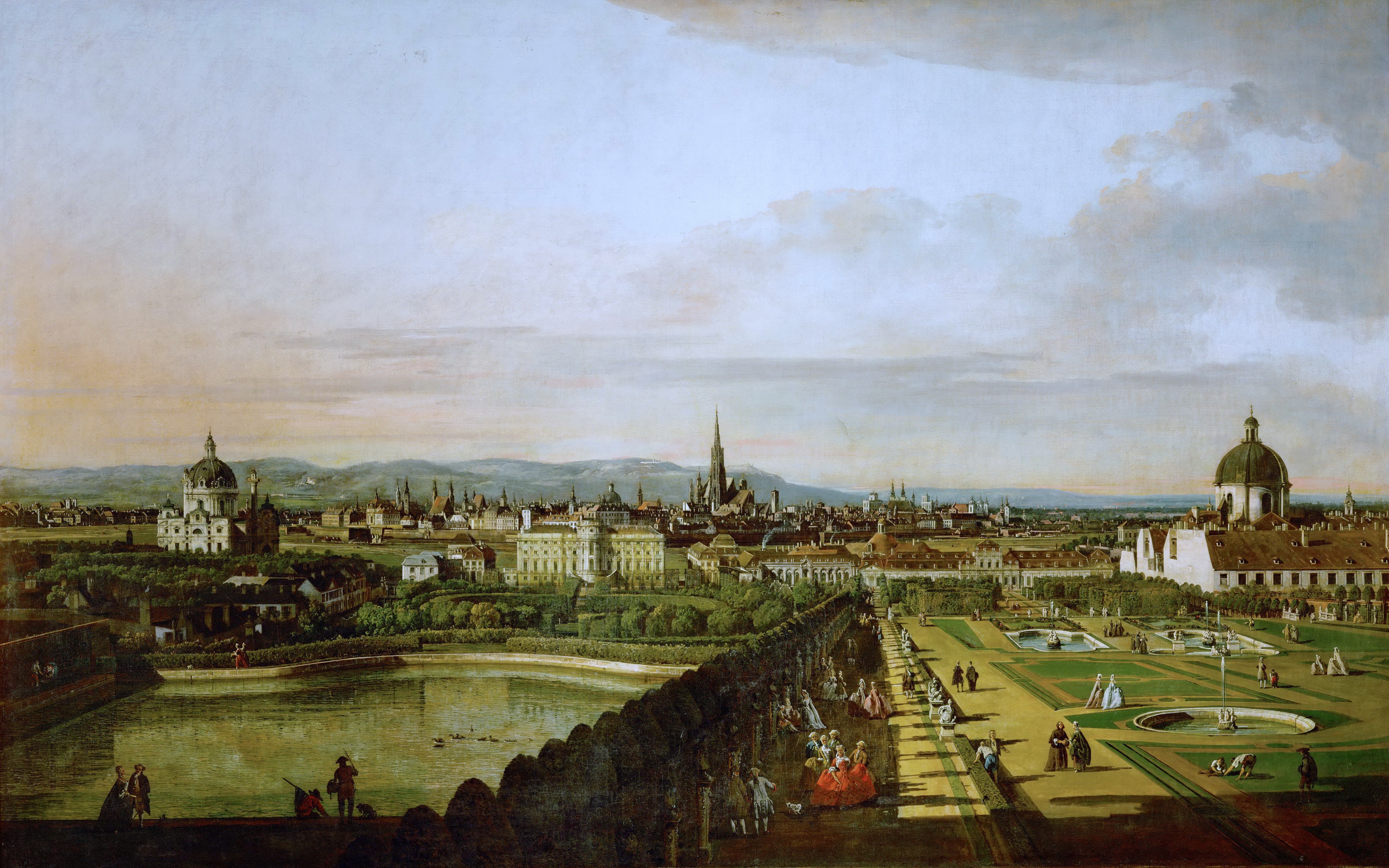 Bernardo Bellotto, il Canaletto - View of Vienna from the Belvedere.jpg