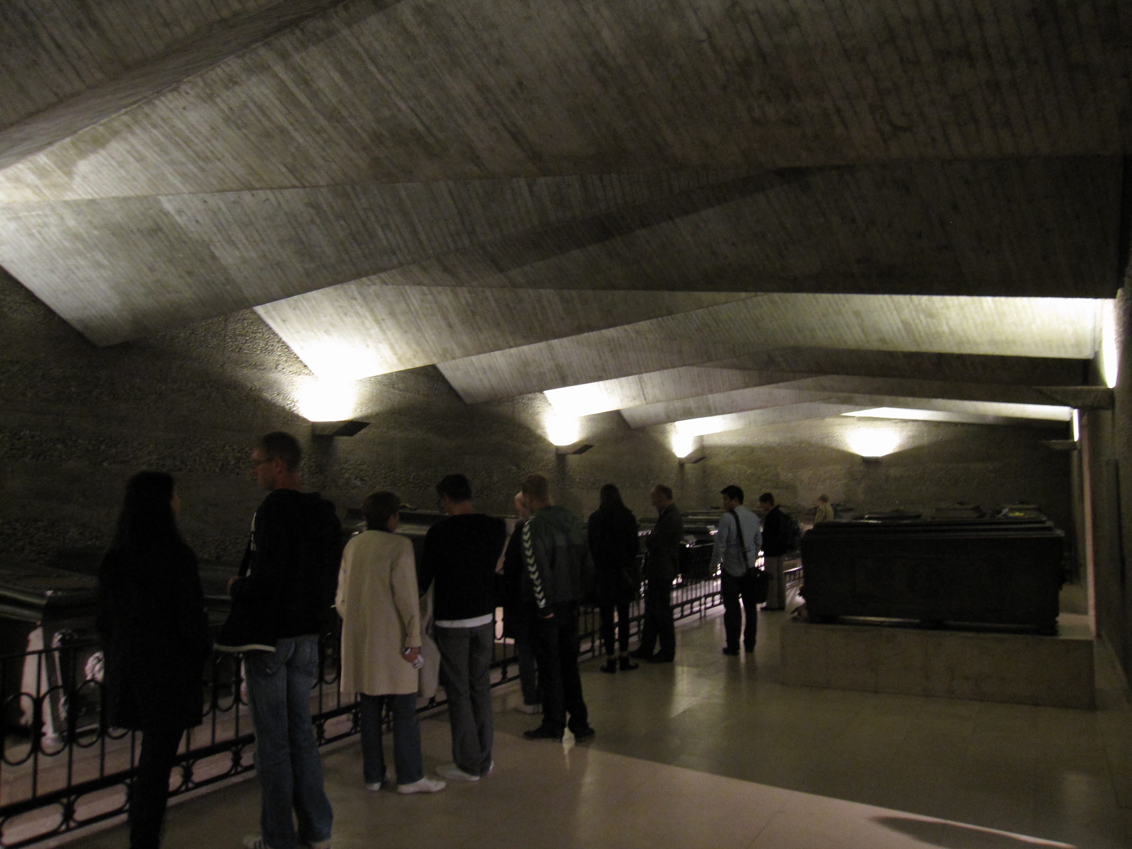 The New Vault of the Imperial Crypt in Vienna.