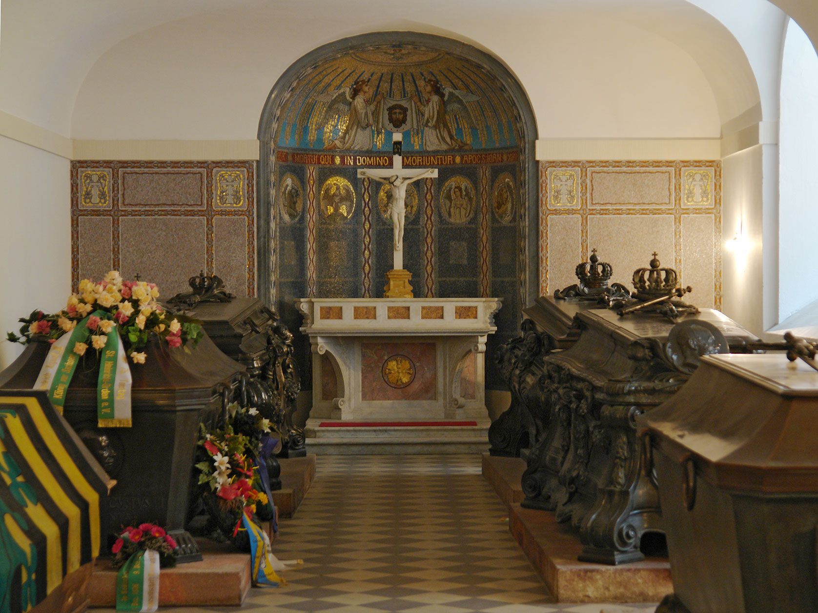 jüngster Gruftraum in der Hofkirche