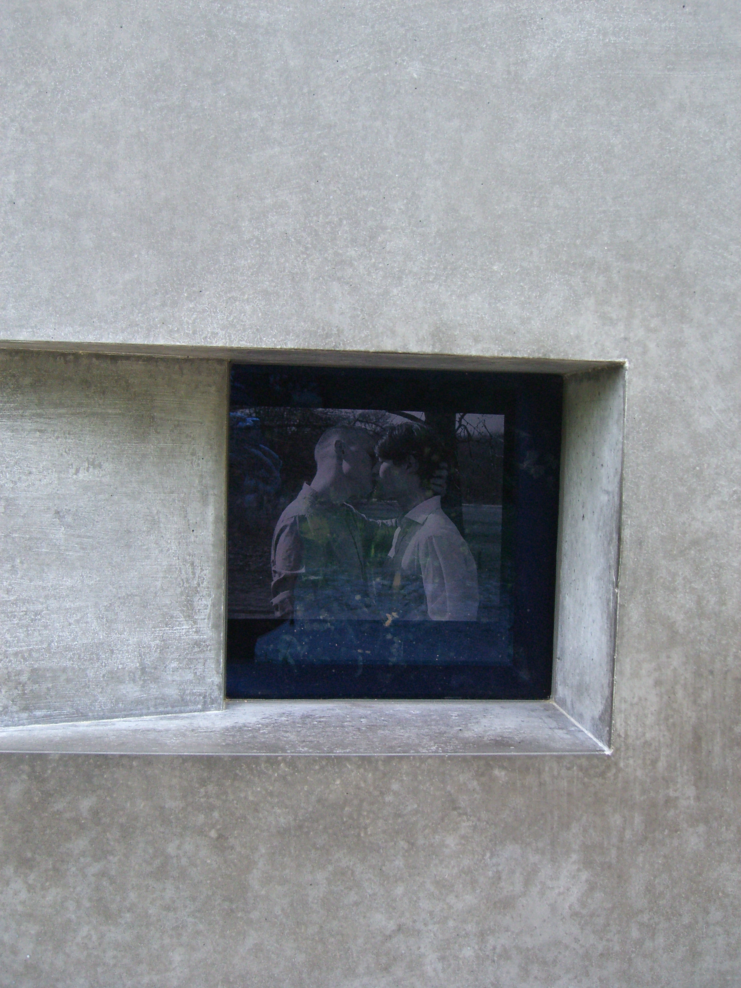 memorial for persecuted homosexuals during the Nazi period in Berlin.