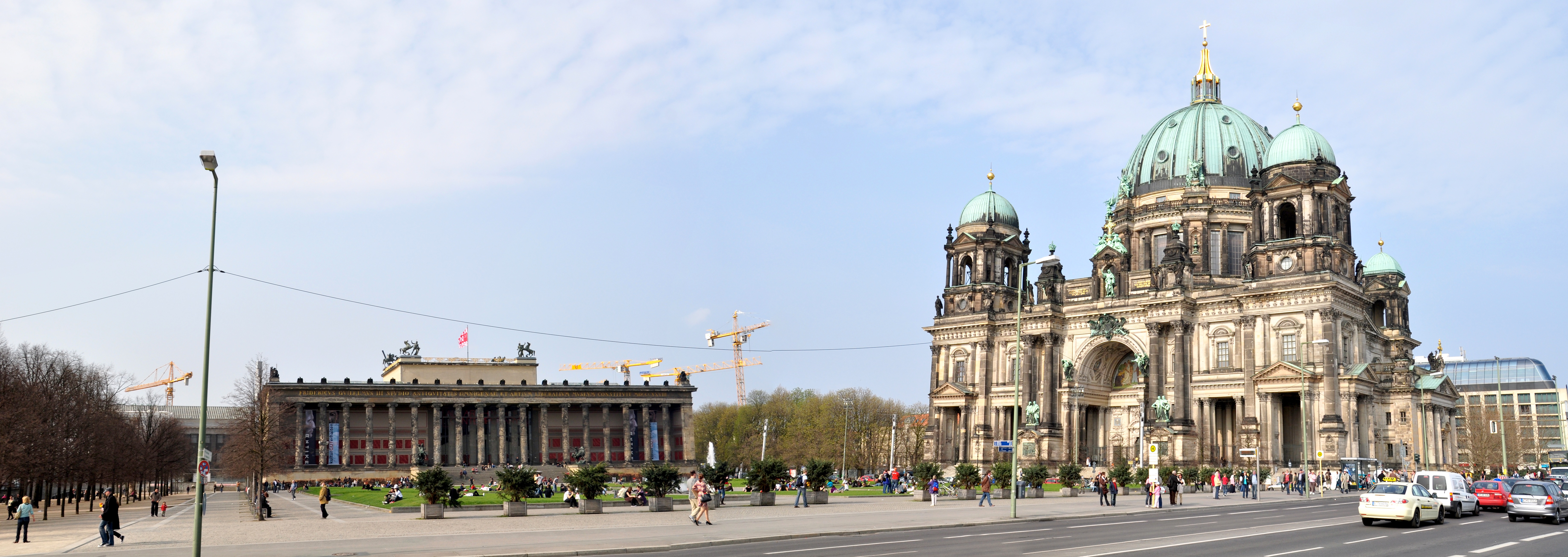 Berliner Dom and Altes Museum on Museum Island in Berlin, Germany