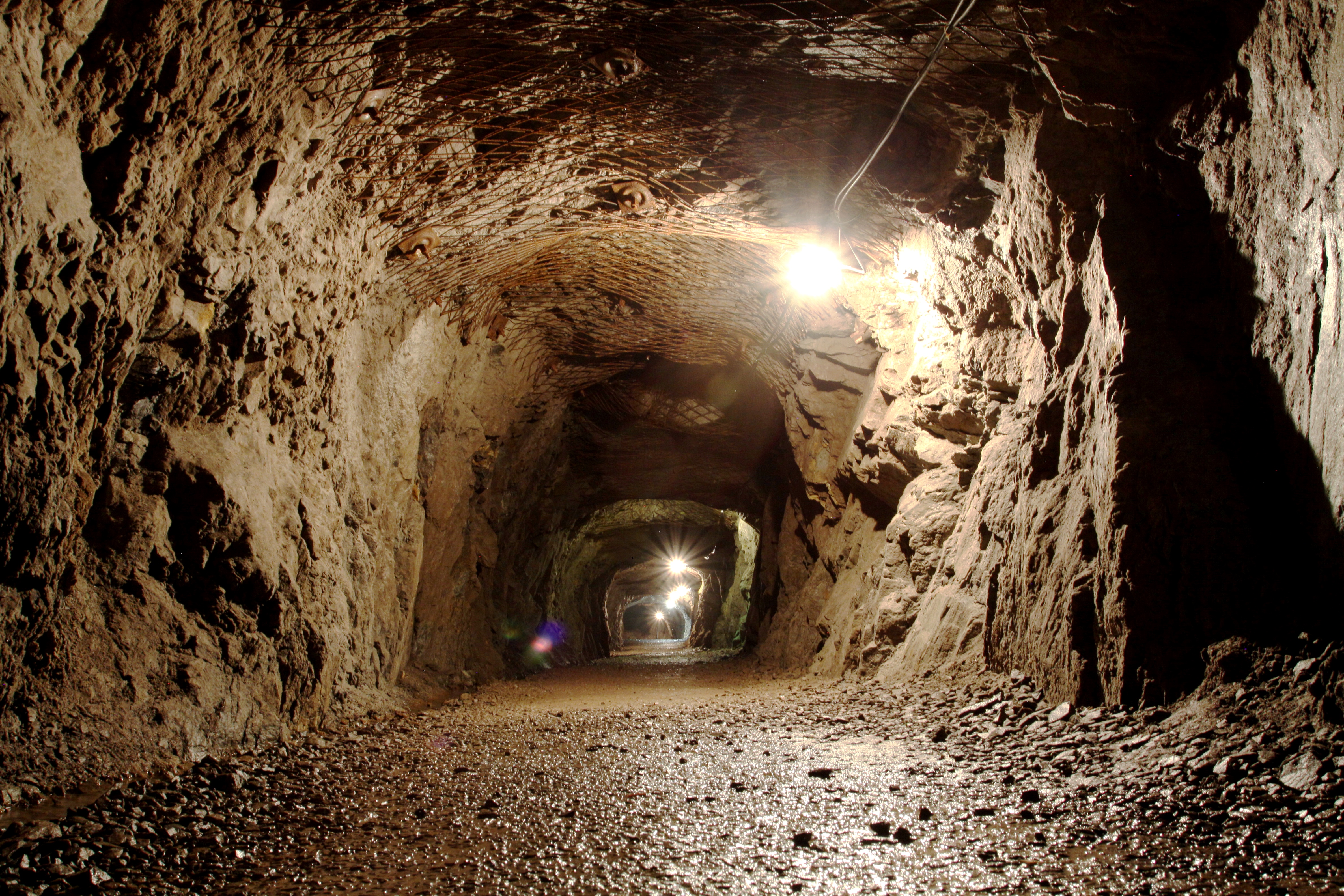 Image from the Complex Osówka, part of underground town build by Nazi Germany during the project Riese. The complex is located near the villages of Kolce and Sierpnica, inside Osówka Mountain, now in Poland