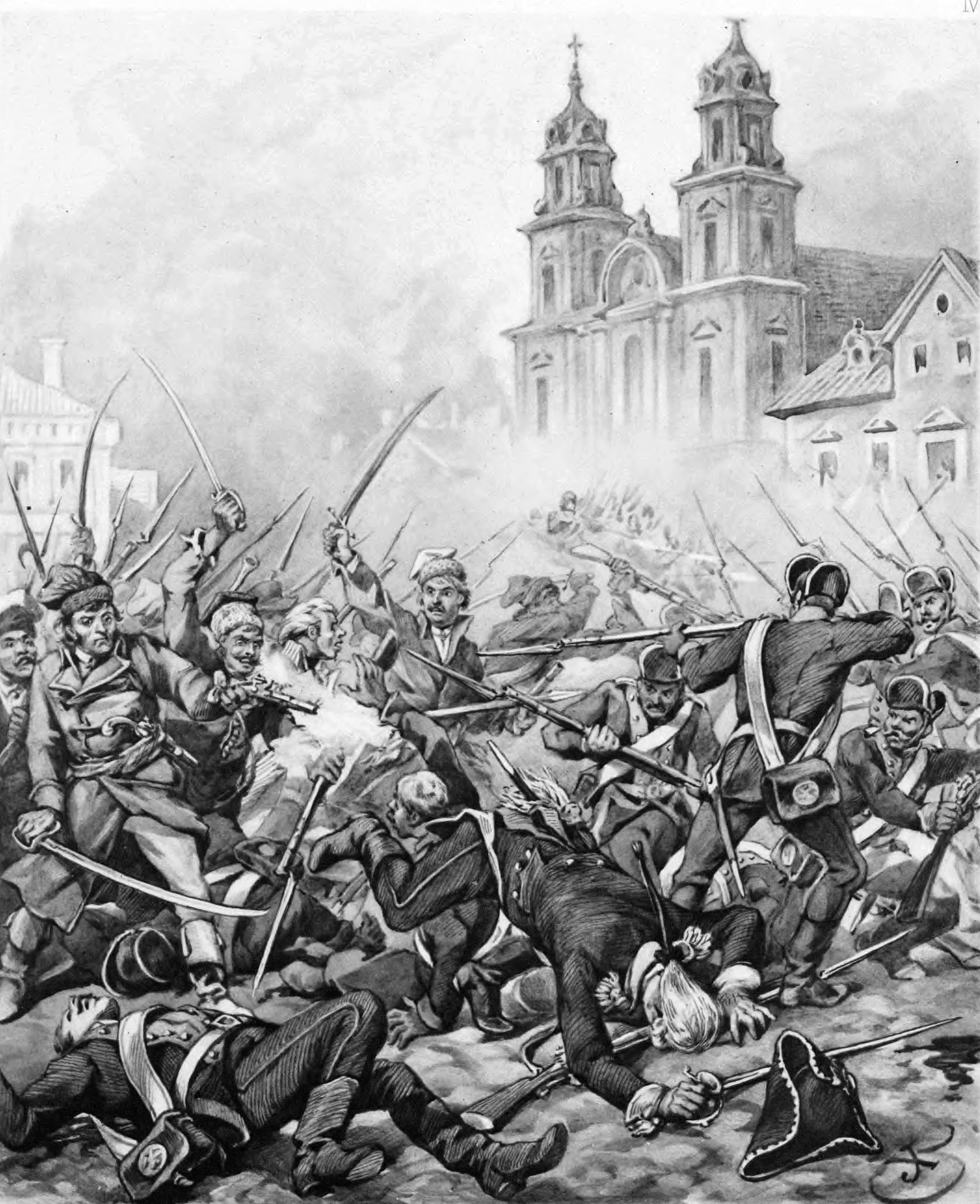 Kościuszko Uprising: Warsaw insurrection 1794.