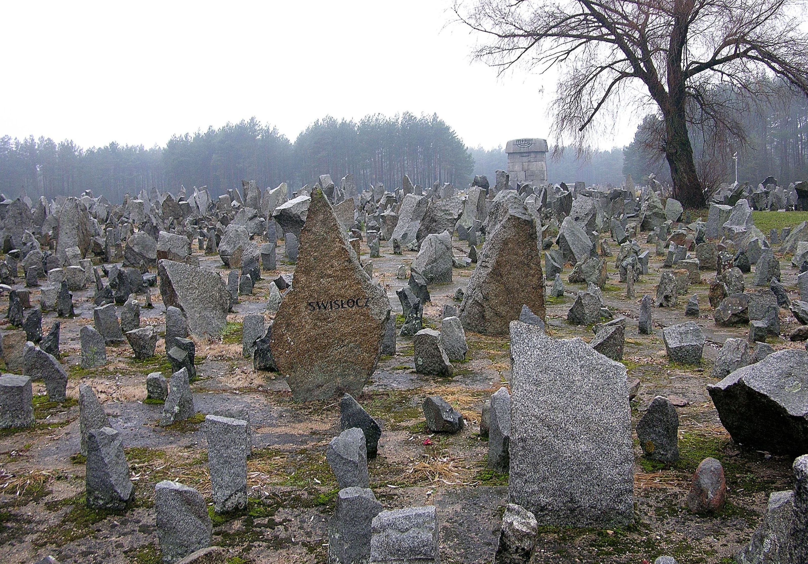 Monument in the former Treblinka, Nazi German death camp in occupied Poland.