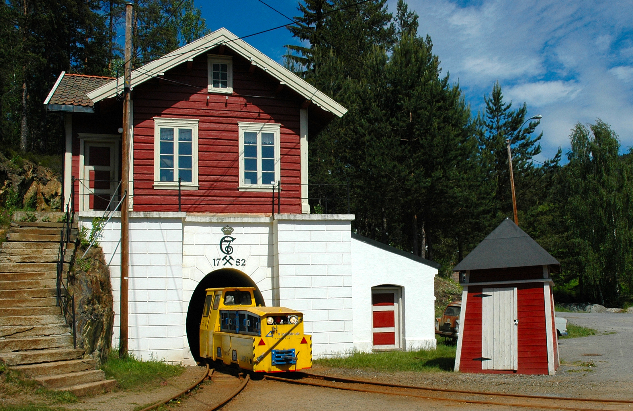 Entrance of 'Kongens Gruve'; 'the Kings Mine', Kongsberg