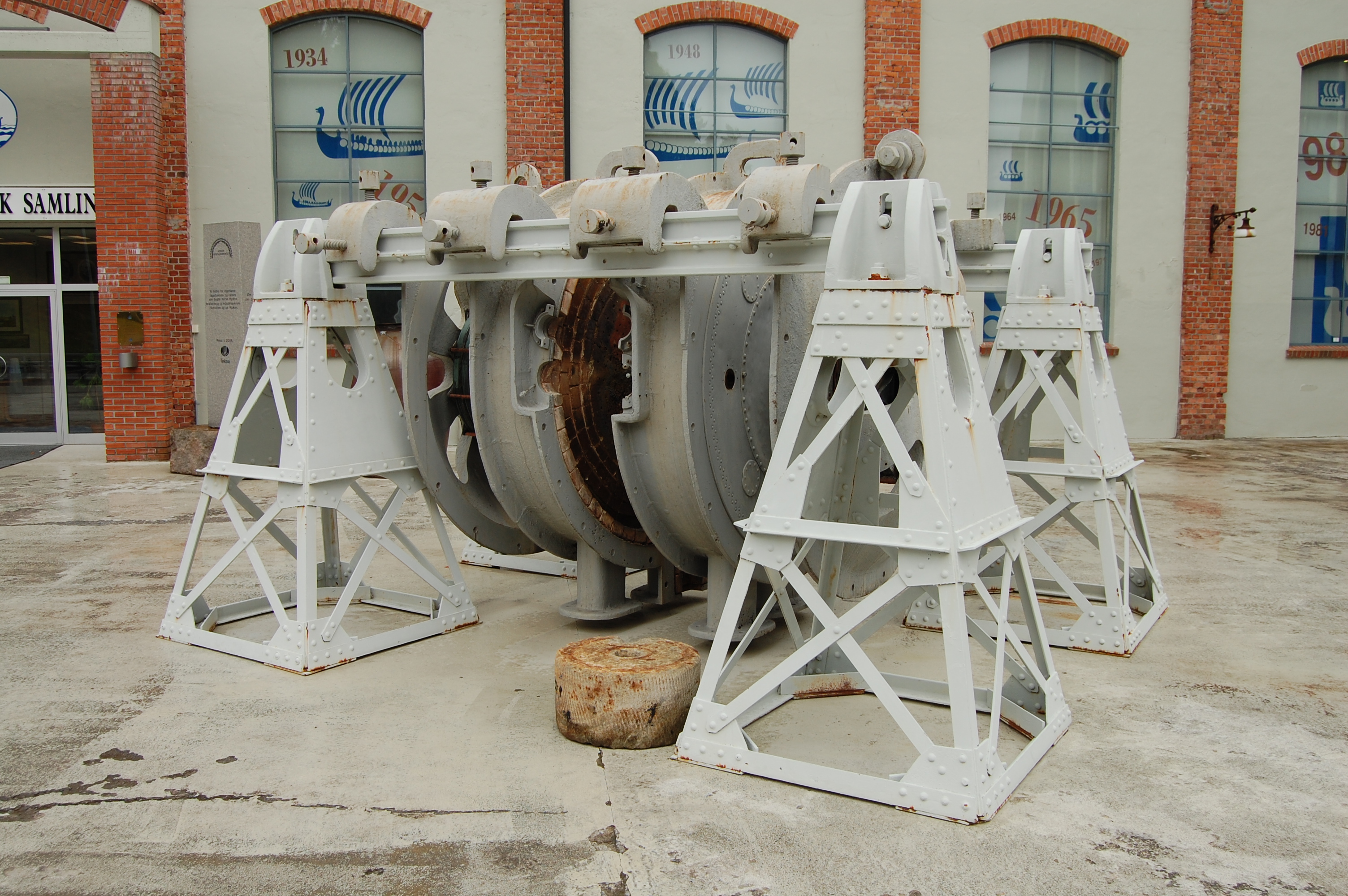 Birkeland–Eyde furnace (1905) exhibited in Notodden, Norway