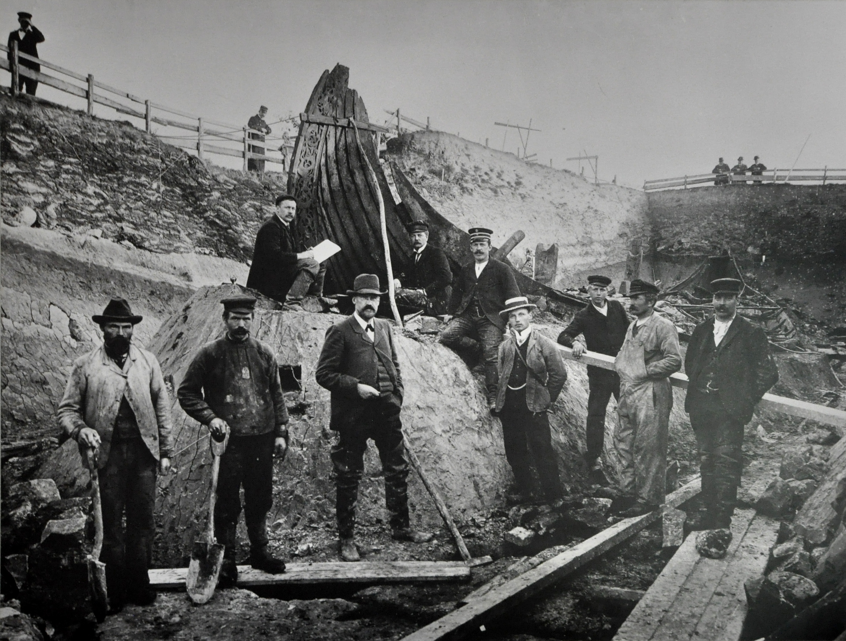 Excavation of the Oseberg ship