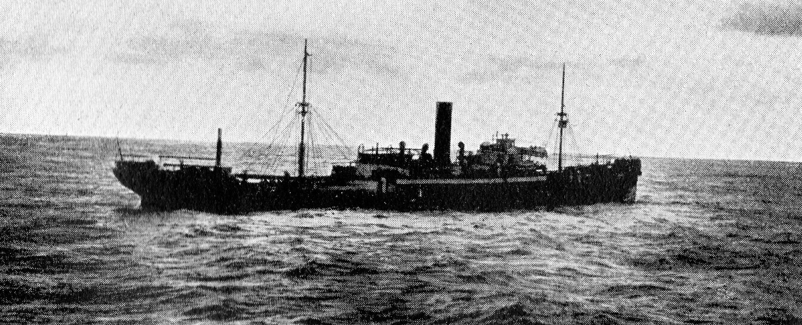 Der Hilfskreuzer LEOPARD, früherer britischer Handelsdampfer YARROWDALE