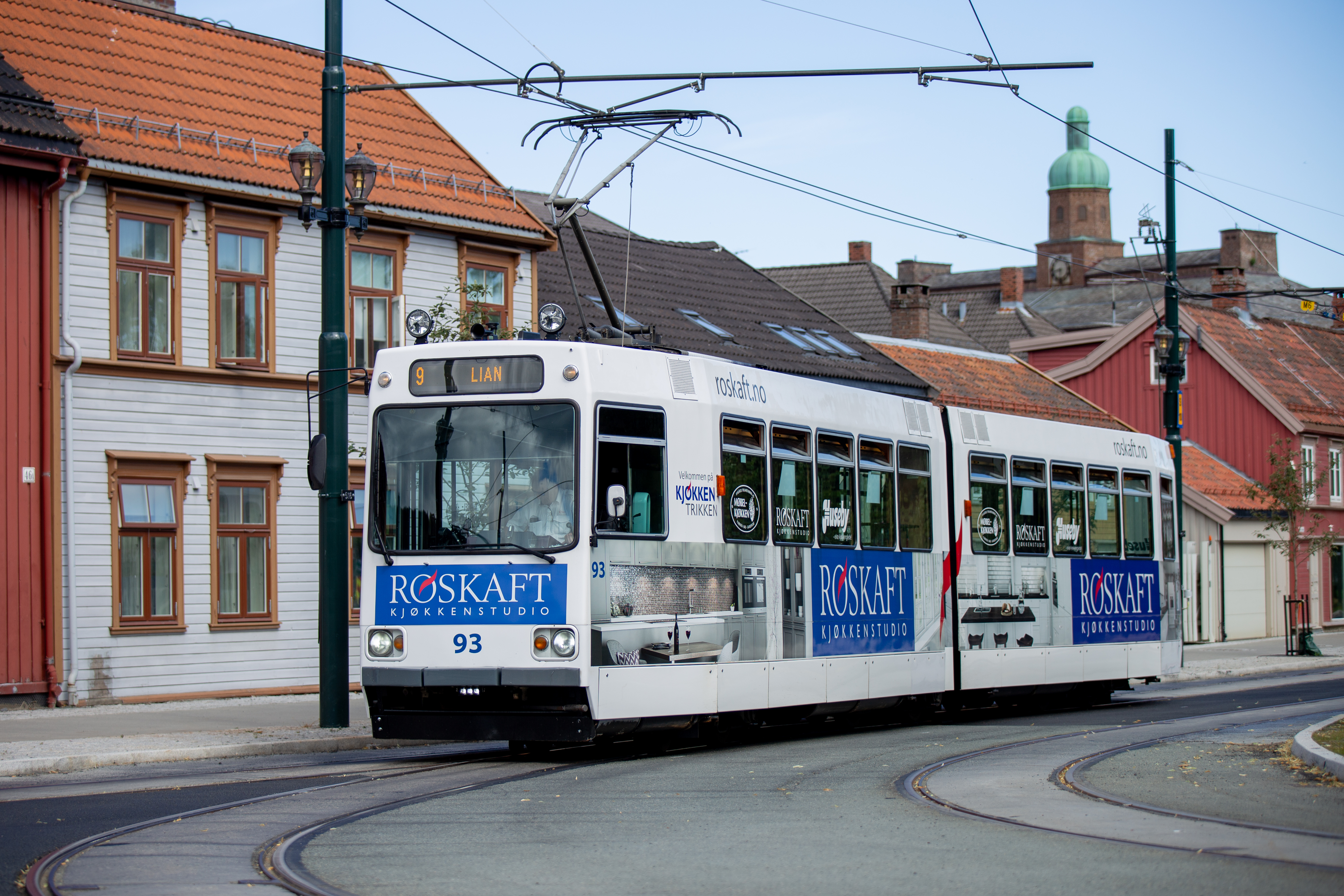 Graakollbanen in Trondheim, Norway next to Ilaparken