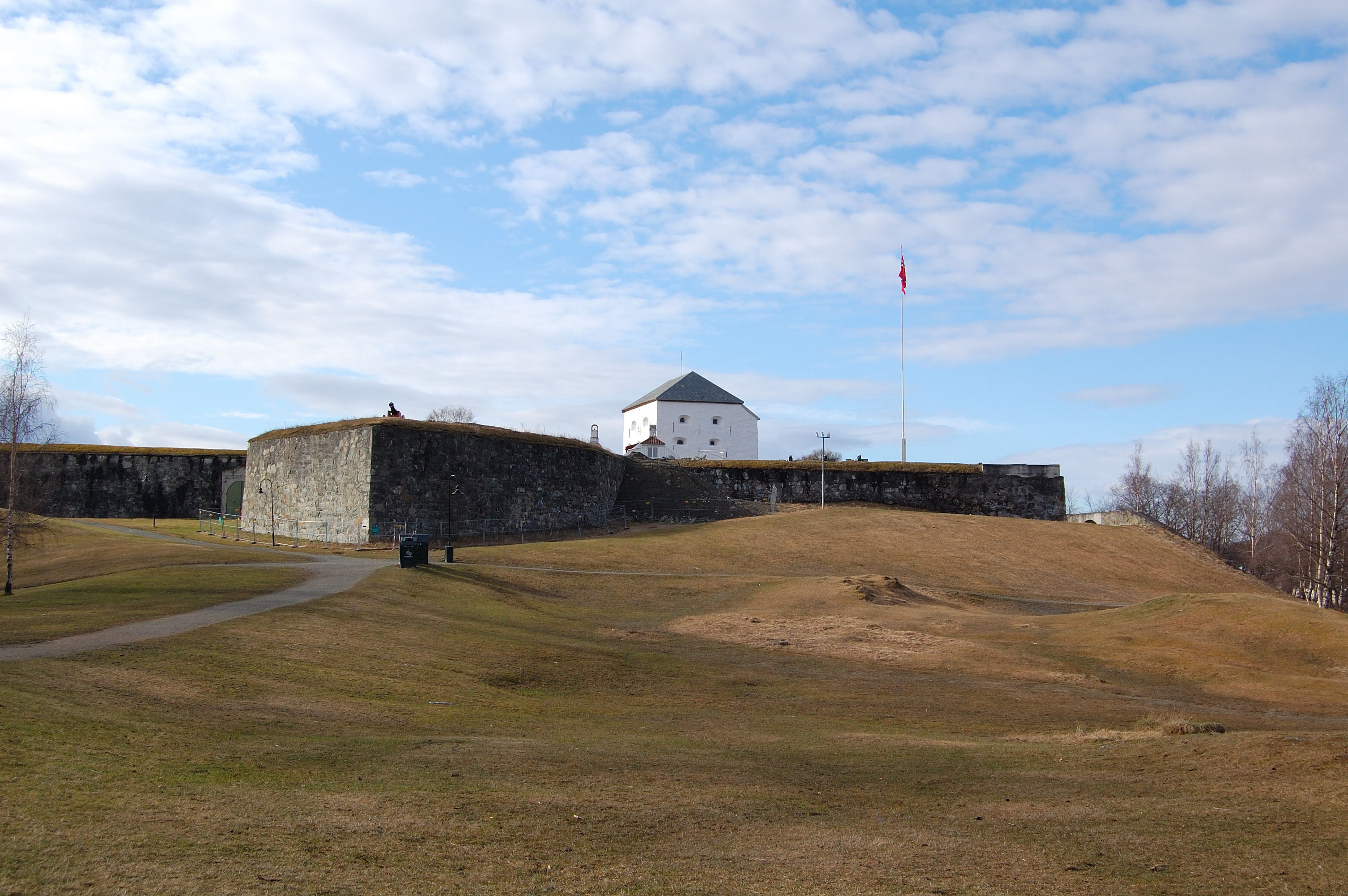 Kristiansten fortress in Trondheim, Norway.