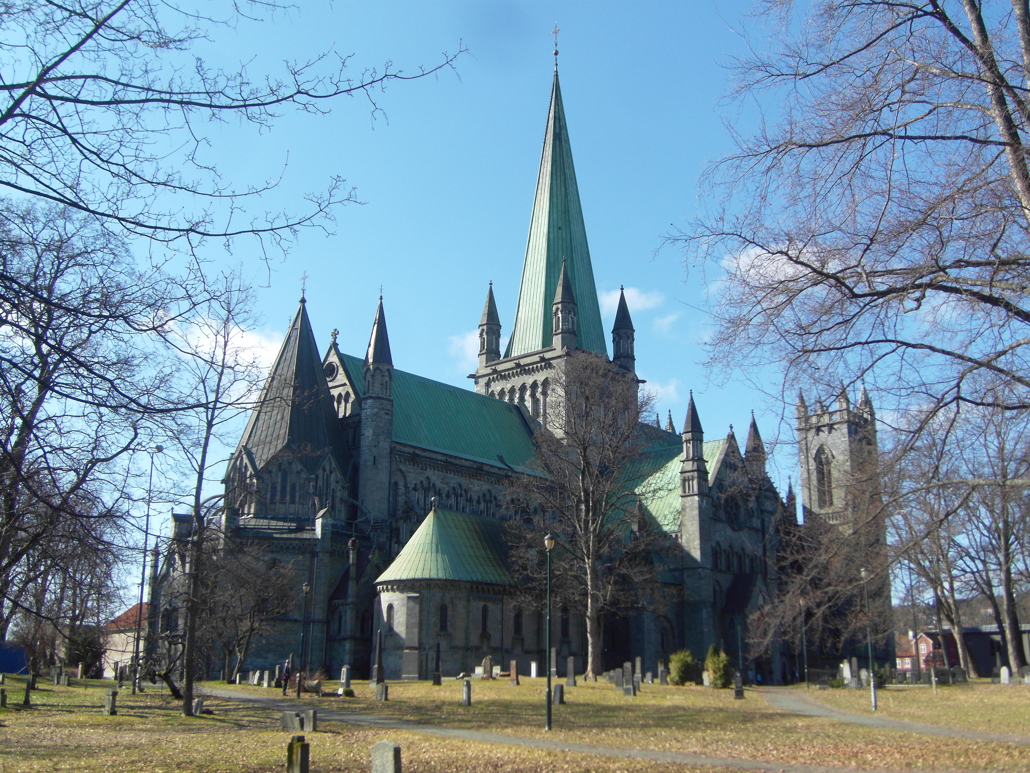 Nidaros Cathedral, Trondheim, Norway.