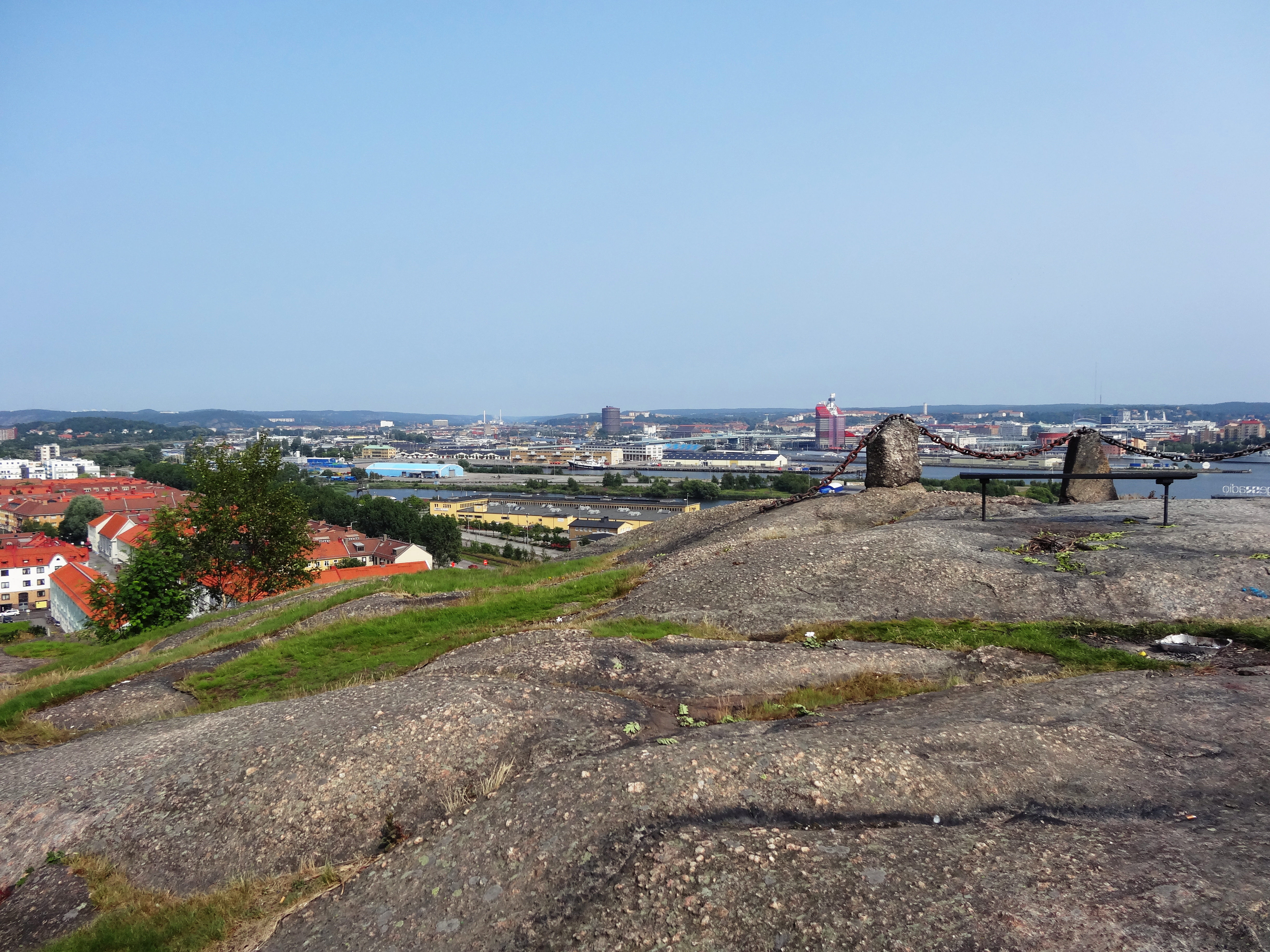 Utsiktsplats på Ättestupan (Keillers park) i Göteborg.