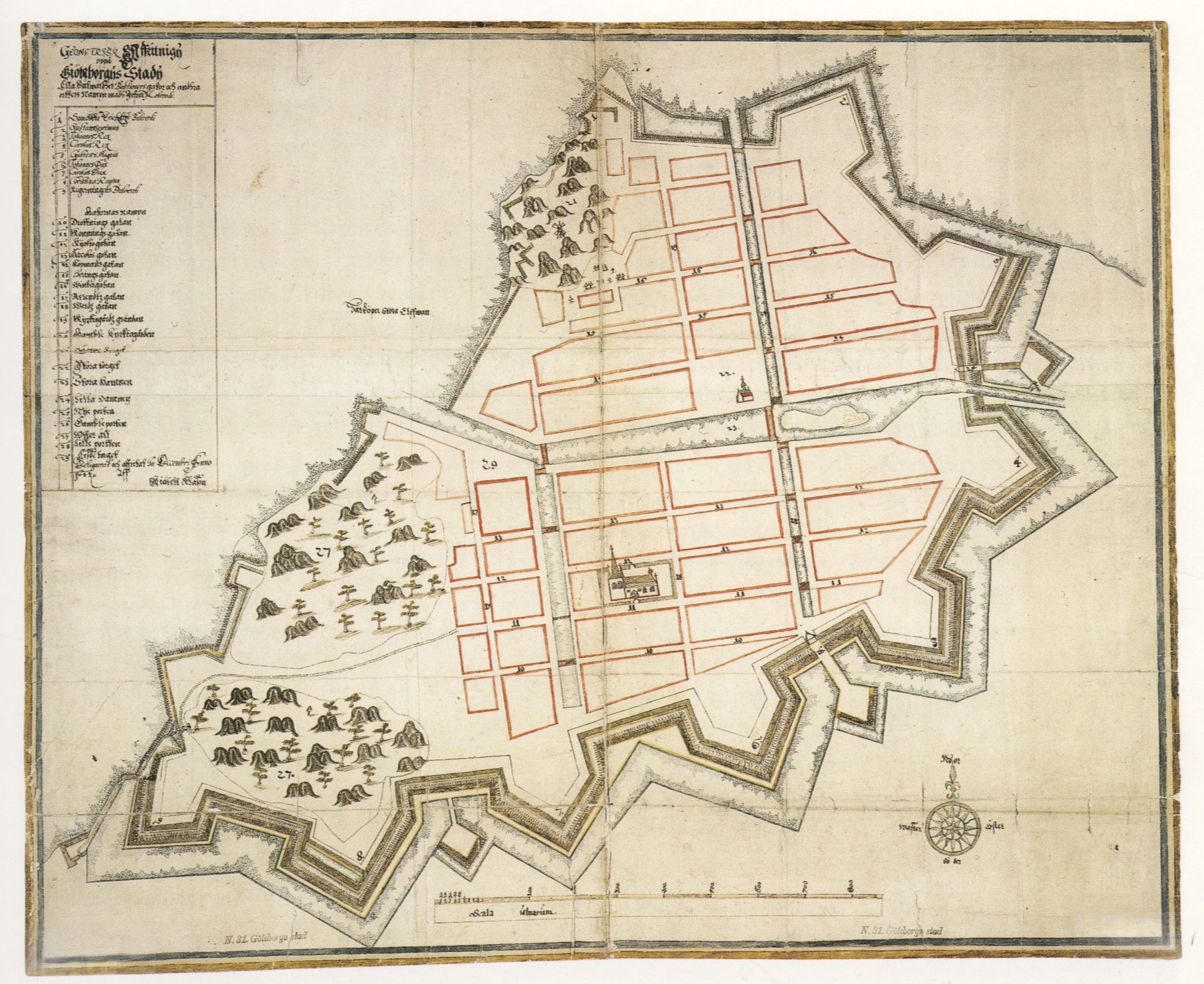 Stadsplan för Göteborg