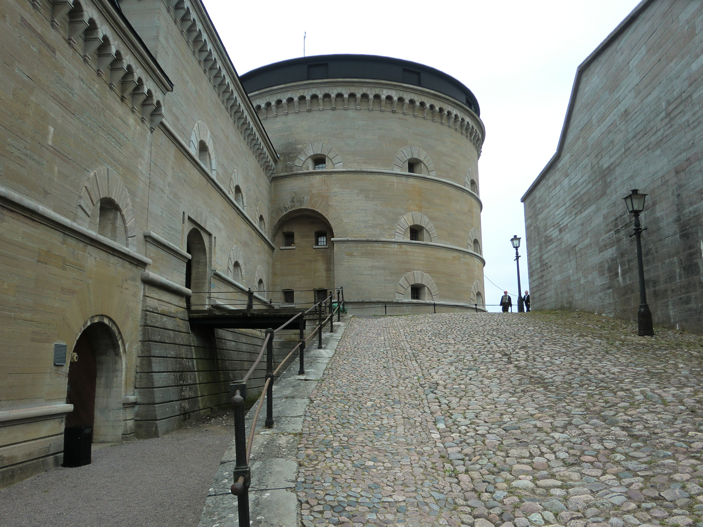 Caponier as part of the reduit at Karlsborg Fortress, Sweden.