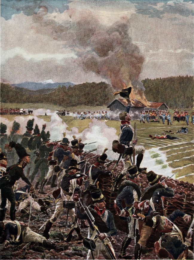 The Battle of Mobekk, between Swedish and Norwegian forces, during the Dano-Swedish War of 1808–09; 130 Swedish defenders repels a Norwegian attack of 450 men.