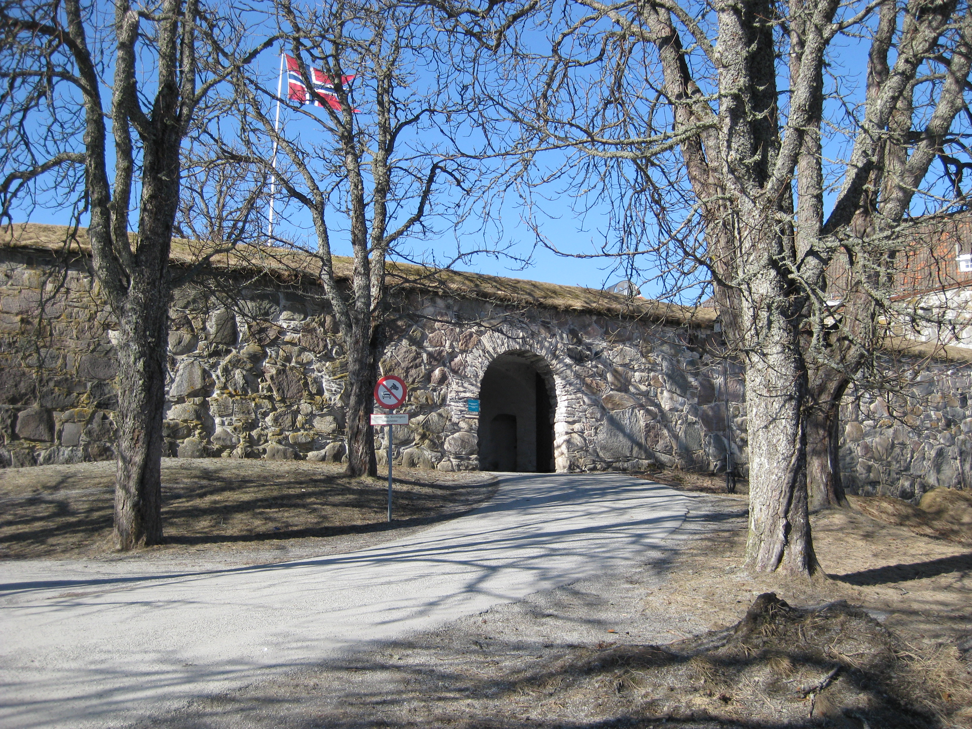 Entrance of the Kongsvinger fortress in Norway