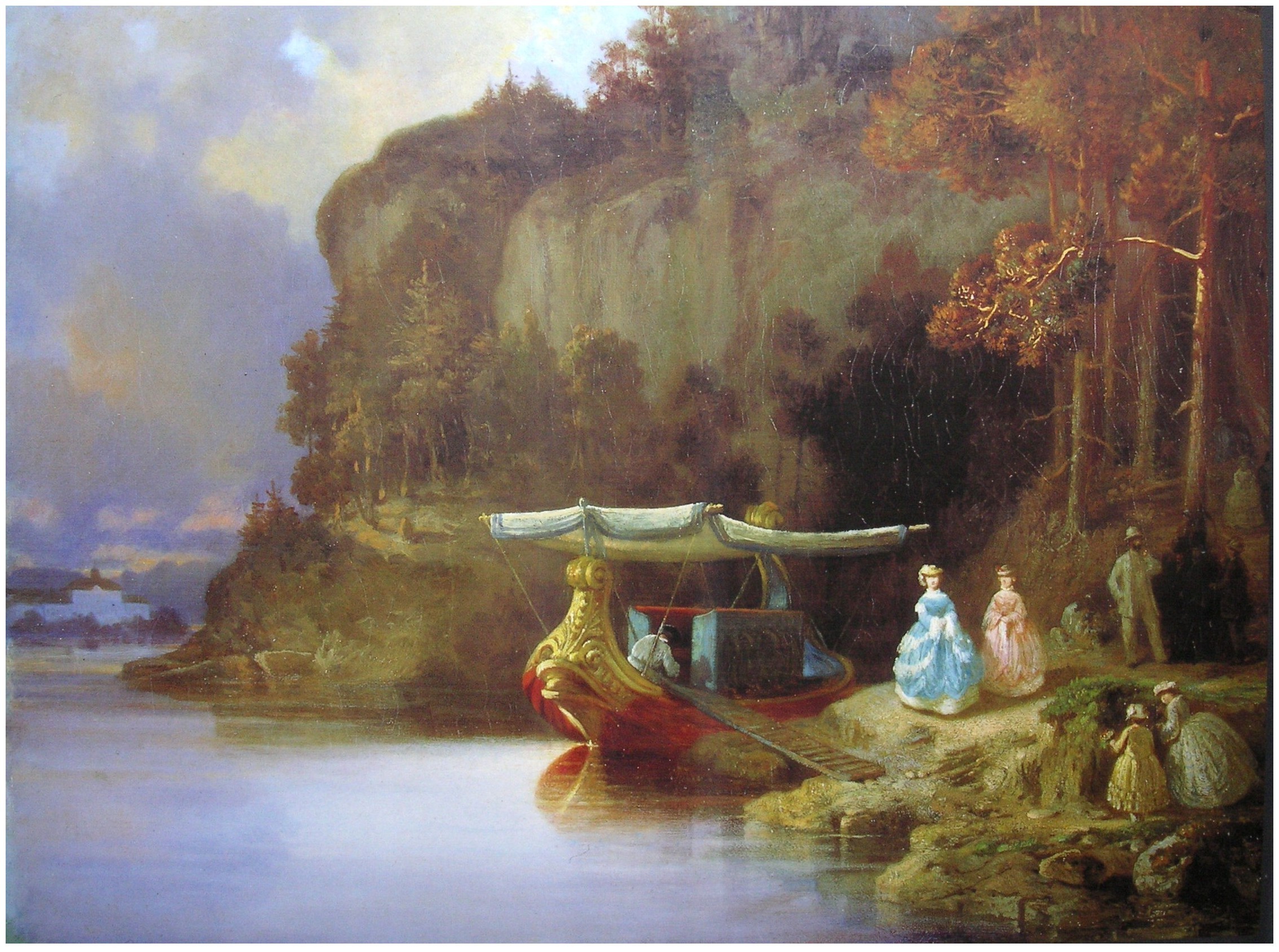 Ulriksdal palace can be seen to the left in the background.