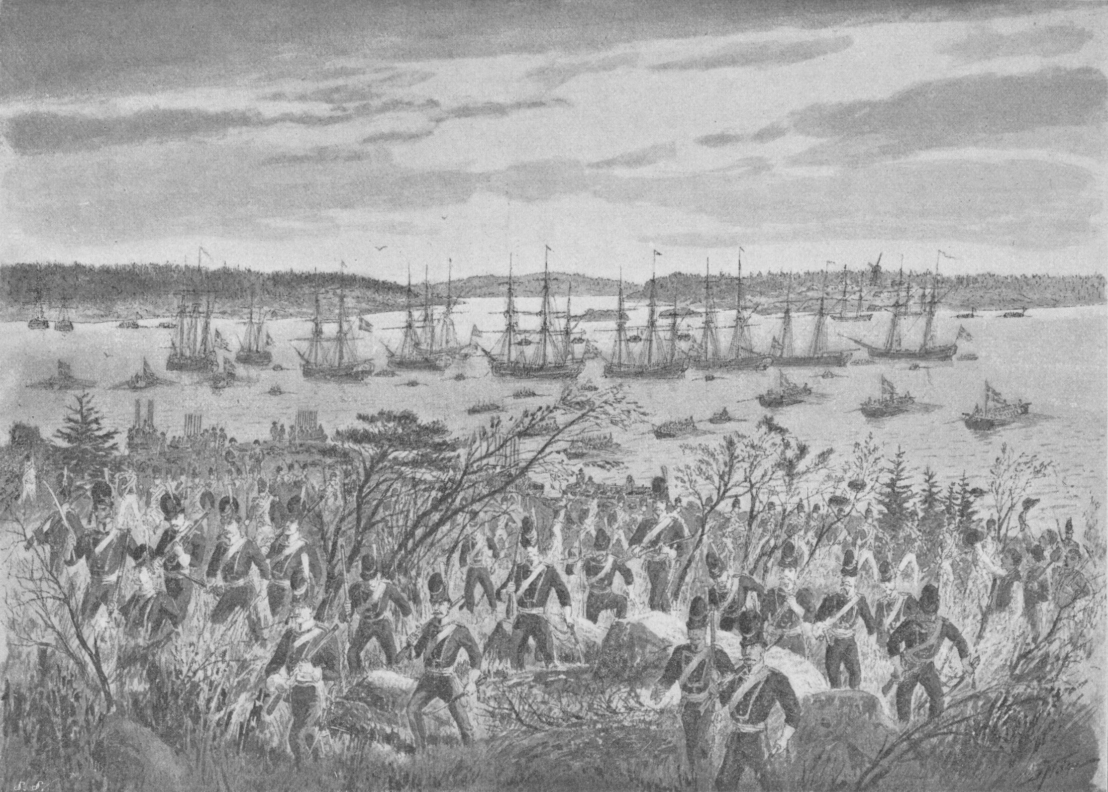 During the Finnish War, an attempt was made by the Swedish army to land a force on the Finnish coast, at Lemo; to liberate the town of Turku from Russian occupation. After two days of intense fighting, the Swedish contingent was forced to withdraw on their ships.