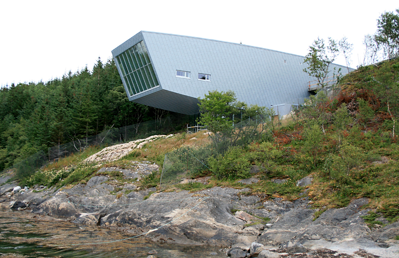 Petter Dass-senteret, Alstahaug, Norway. Built 2007. Architect: Snøhetta.
