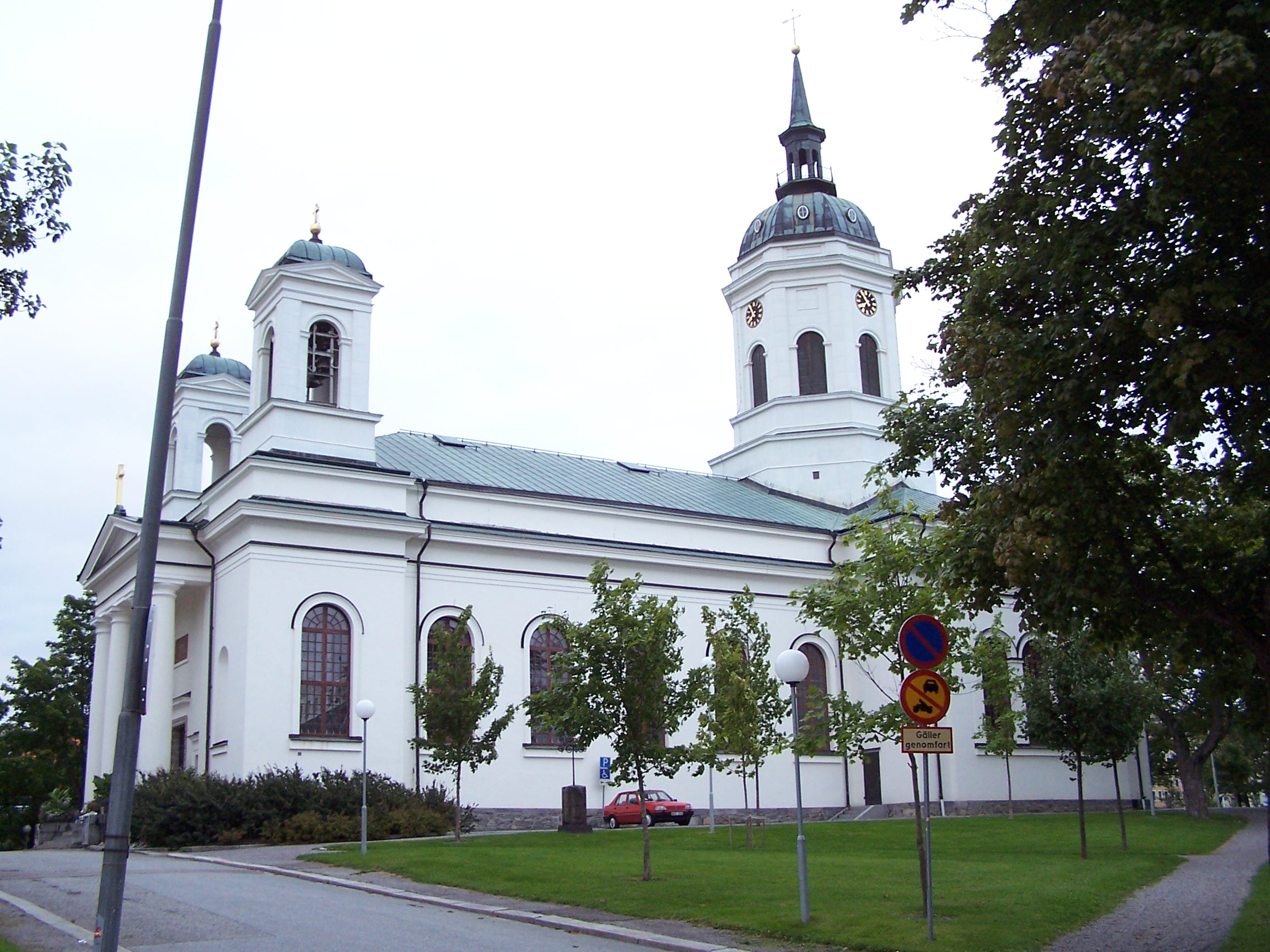 Härnösands domkyrka (cathedral of Härnösand) - From south, Sweden.