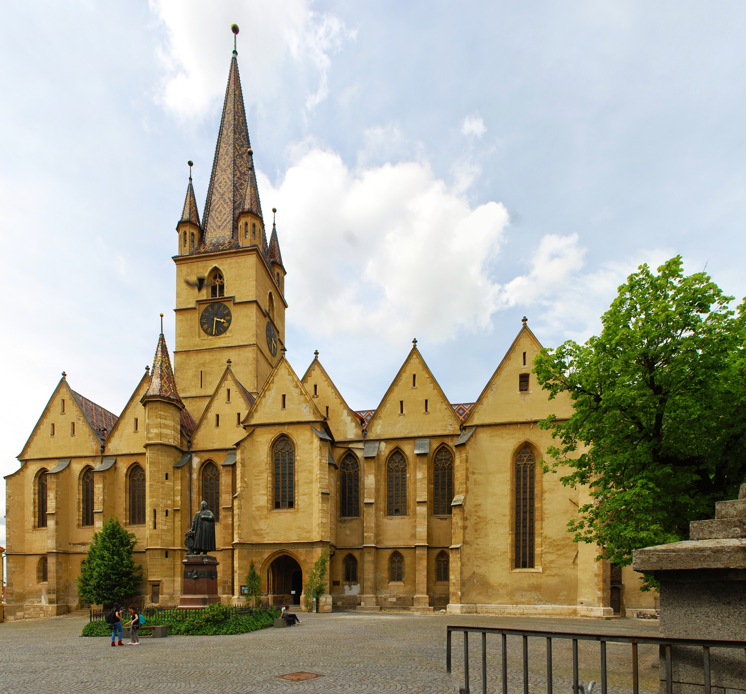 Saint Mary Lutheran parish church in Sibiu, Romania