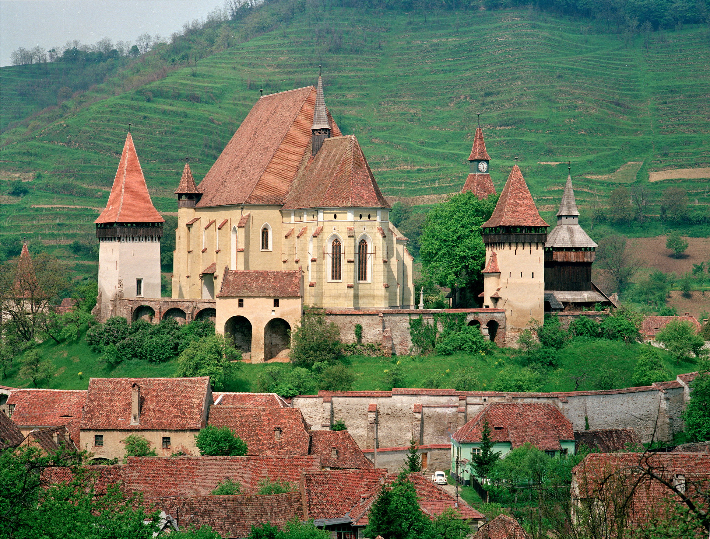The fortified church of Biertan, Transylvania