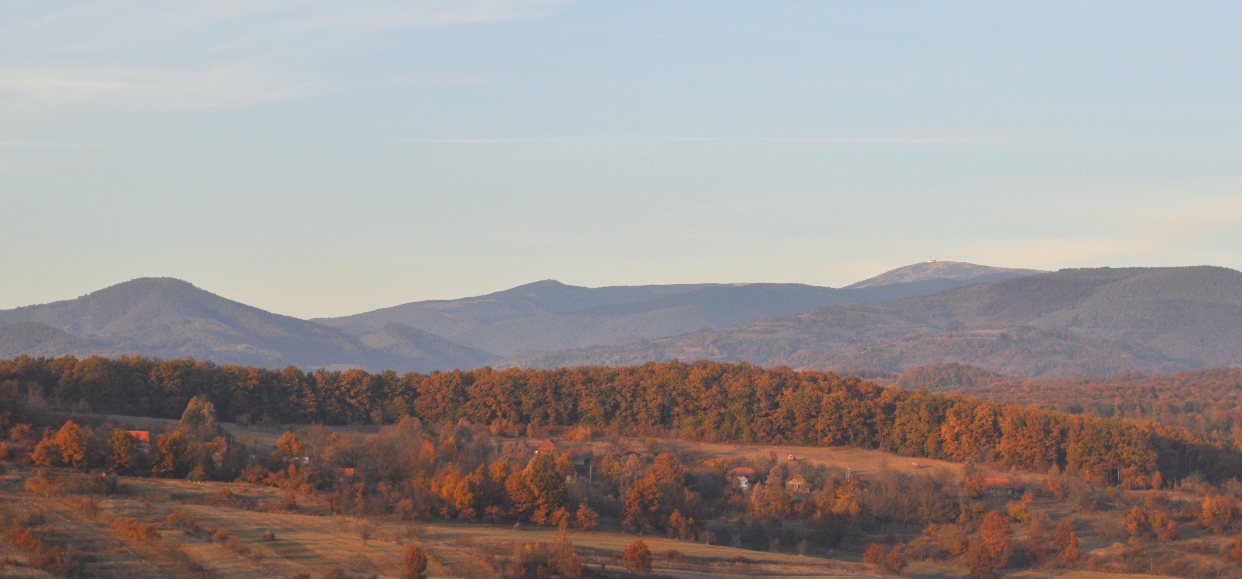 The main peaks in the Apuseni Mountains