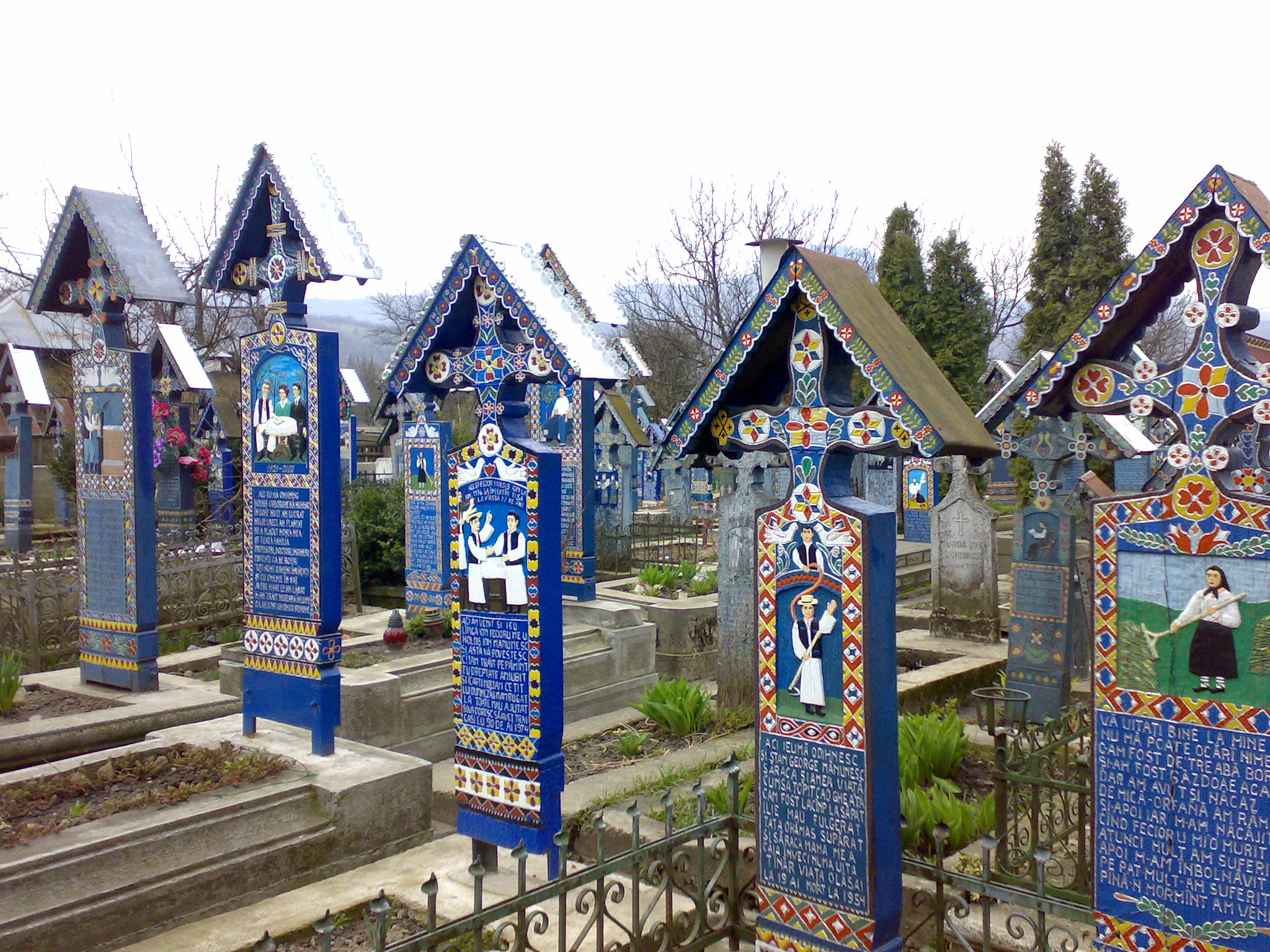 Picture of the Merry Cemetery of Săpânţa