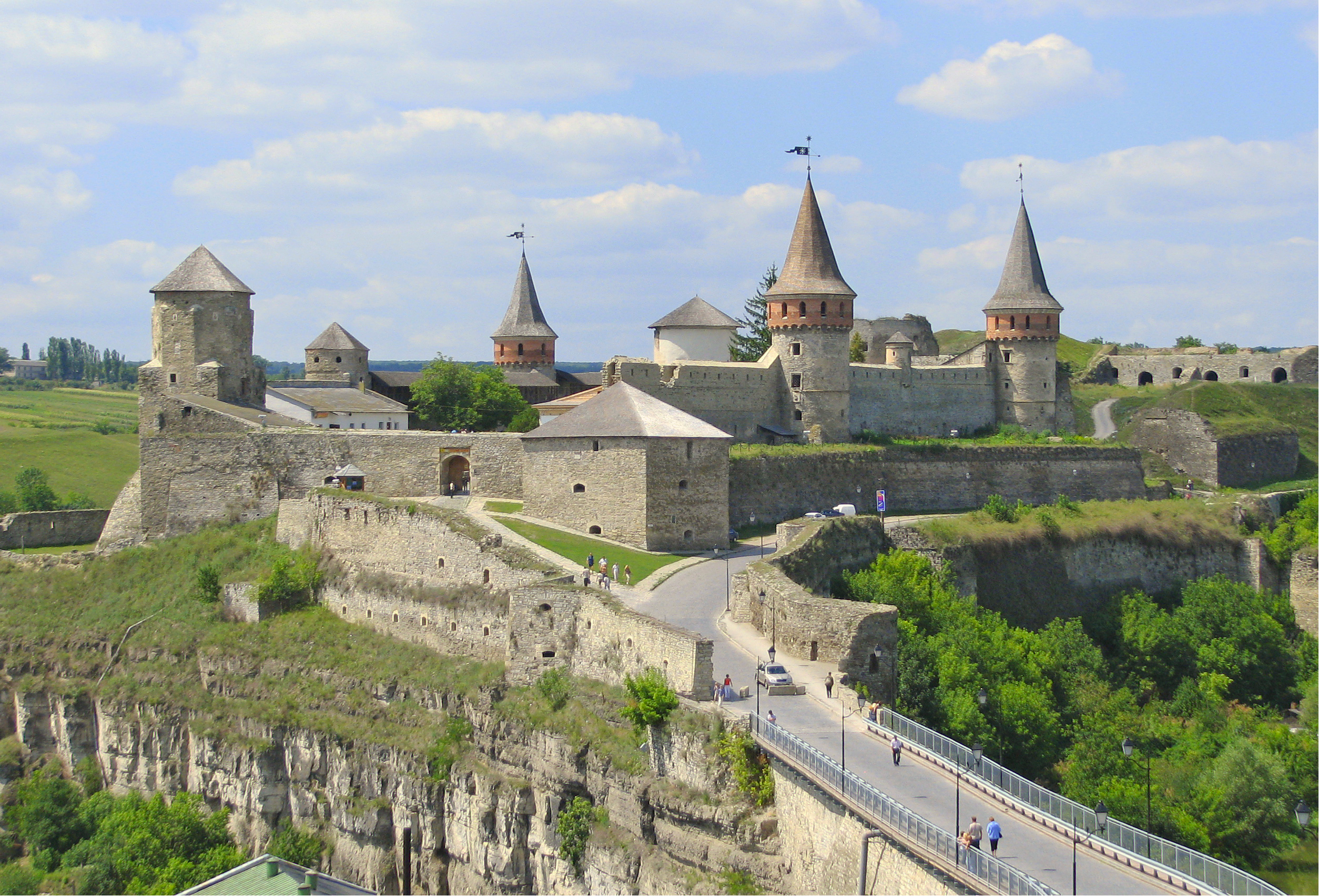 Kamianets-Podilskyi Castle in Ukraine.