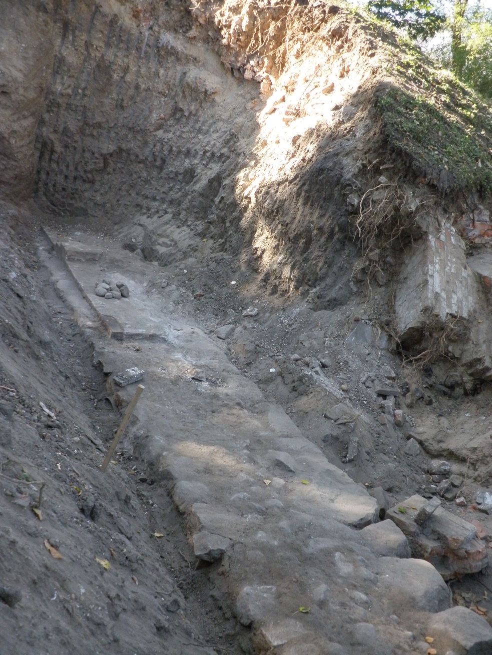 archeological site of the former Brest castle