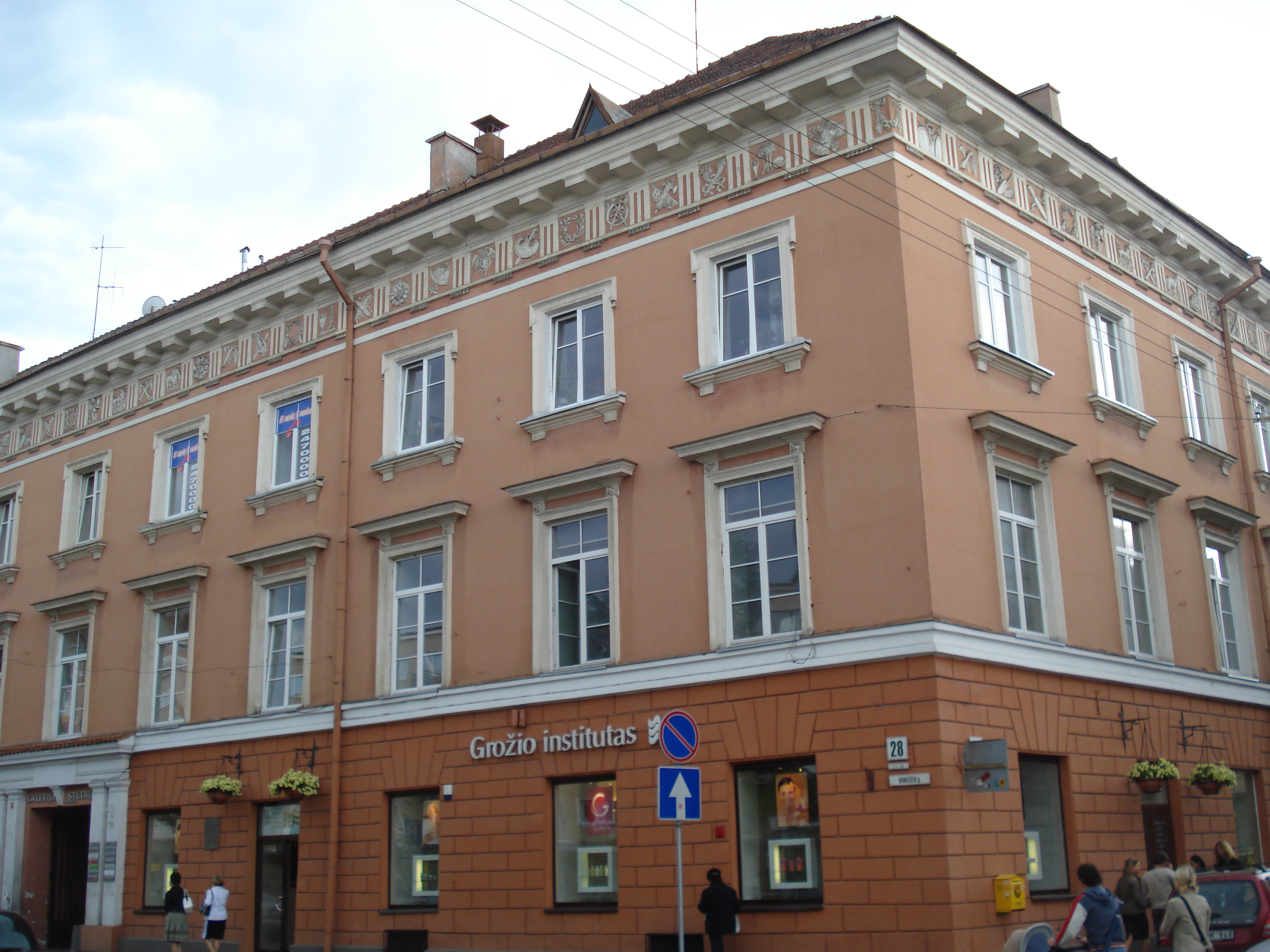 Tyzenhauz Palace in Vilnius. Vokiečių 28