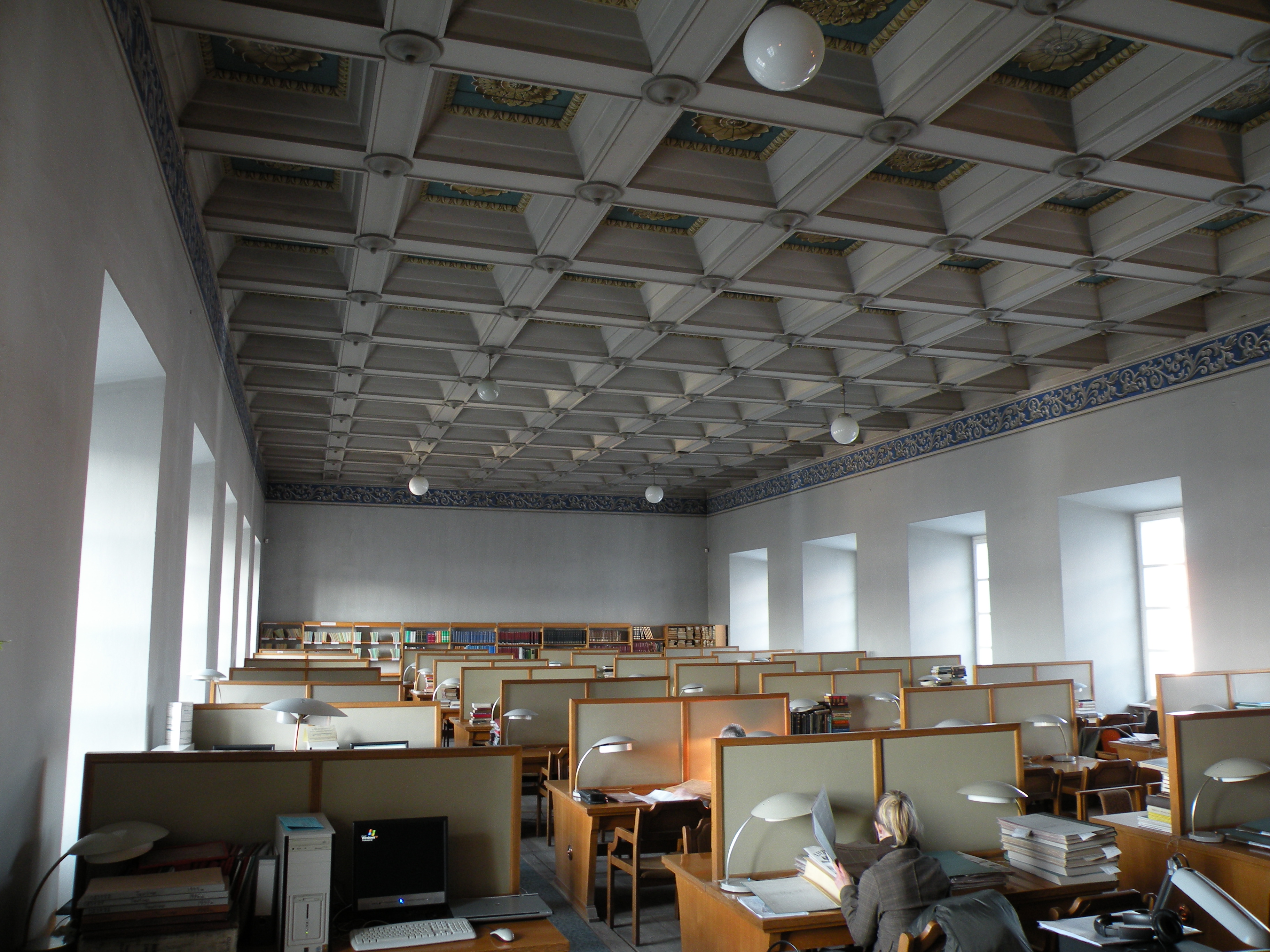 VU bibliotekos profesorių skaitykla