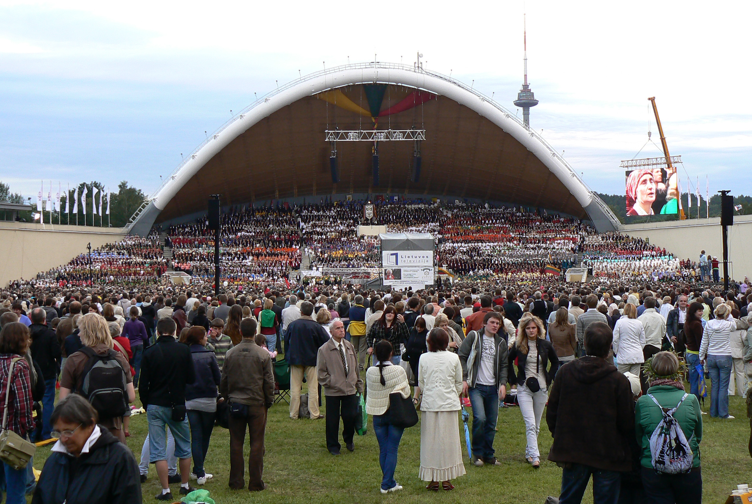 Song festival in Vilnius (2009).