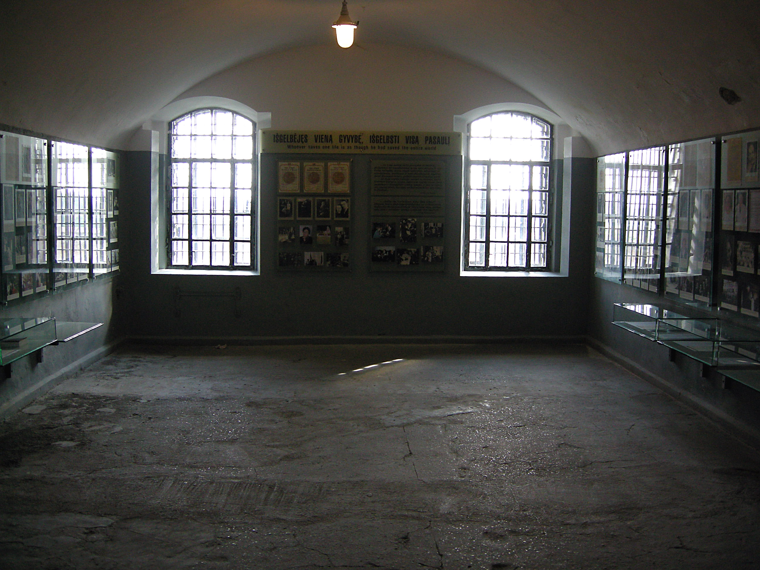 Exposition in Ninth Fort, part of the Kaunas Fortress.