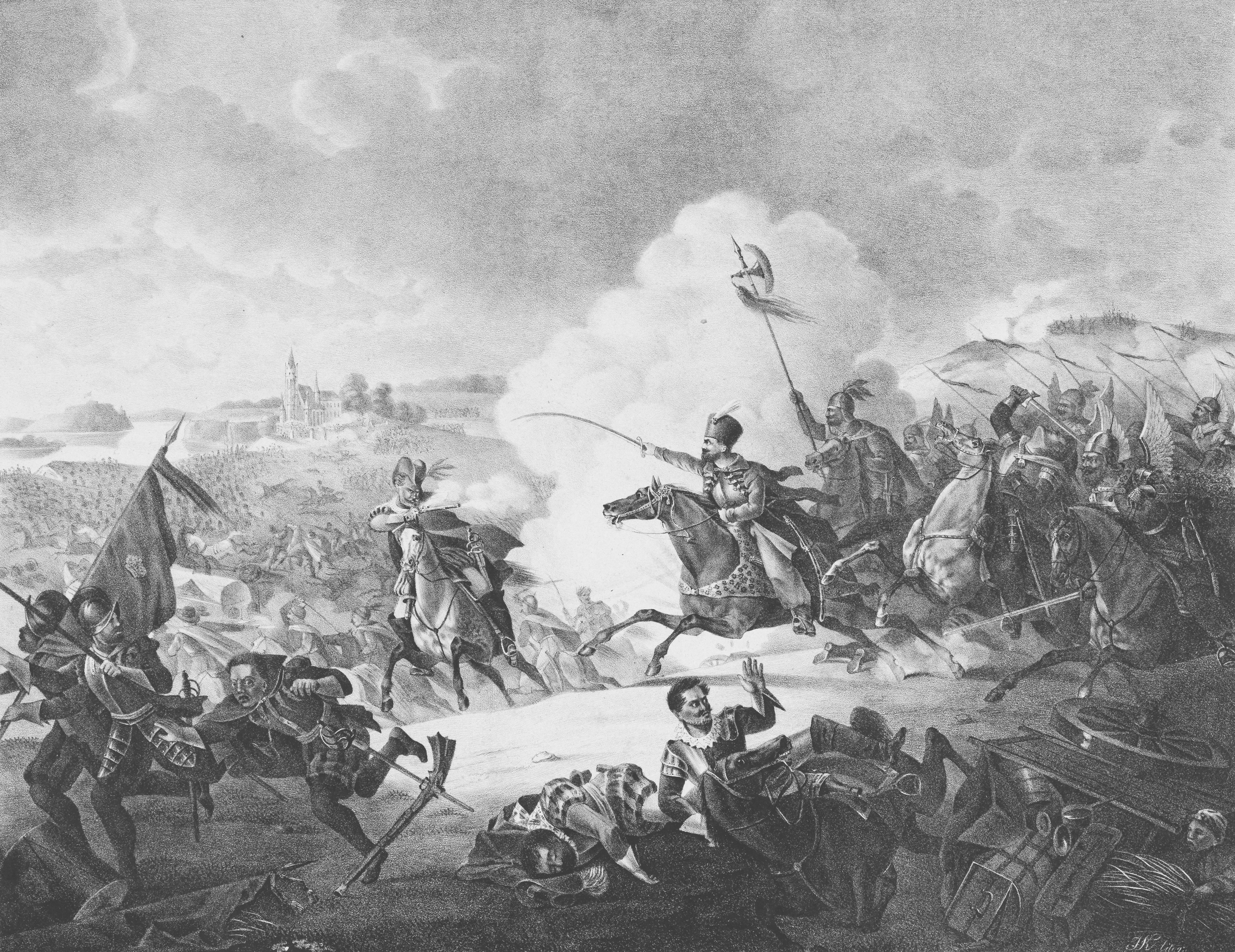 Jan Karol Chodkiewicz in battle of Kircholm