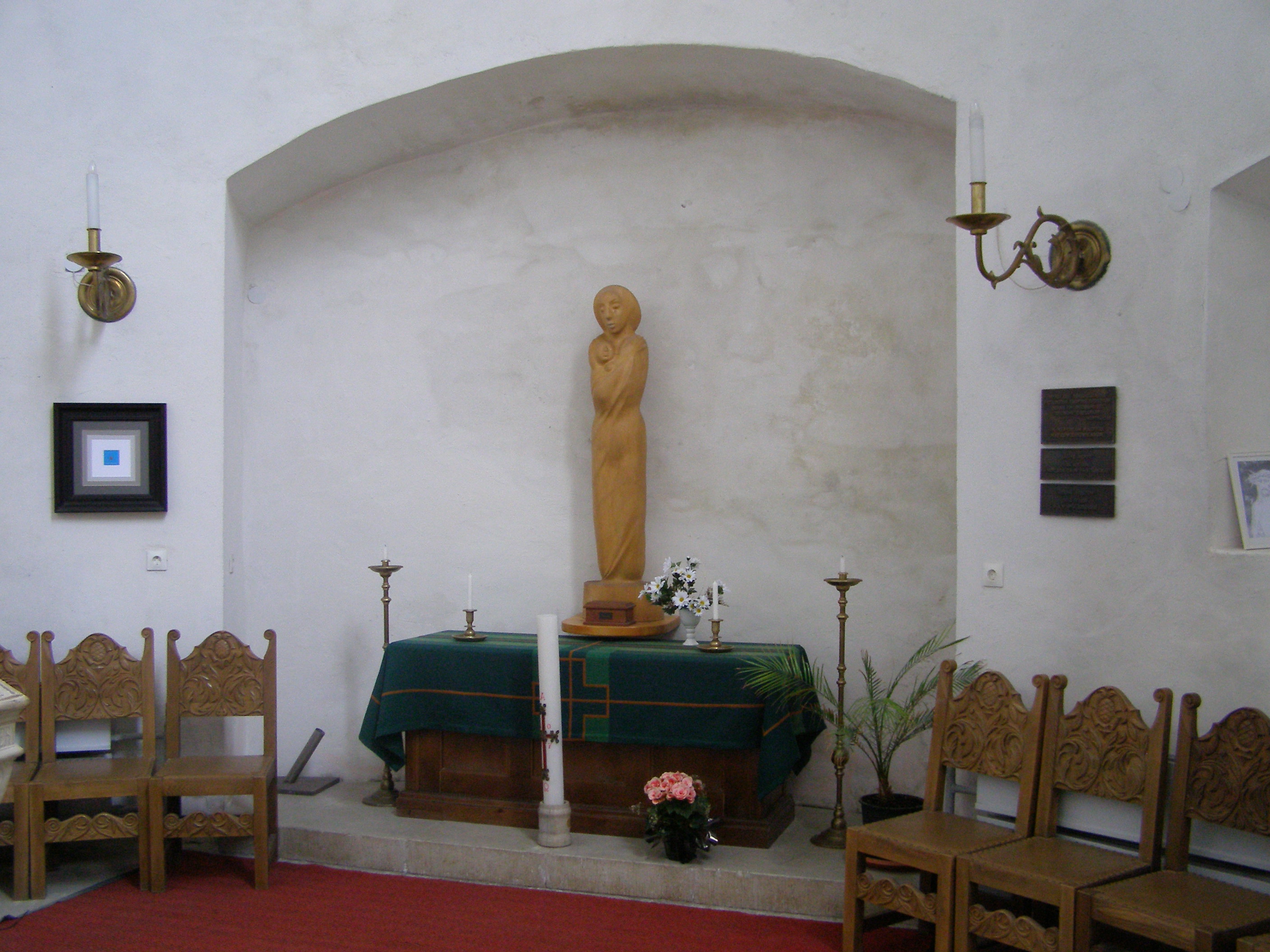 Mother's altar in en:Haapsalu Castle, en:Haapsalu, en:Estonia. My own photo, summer 2007.