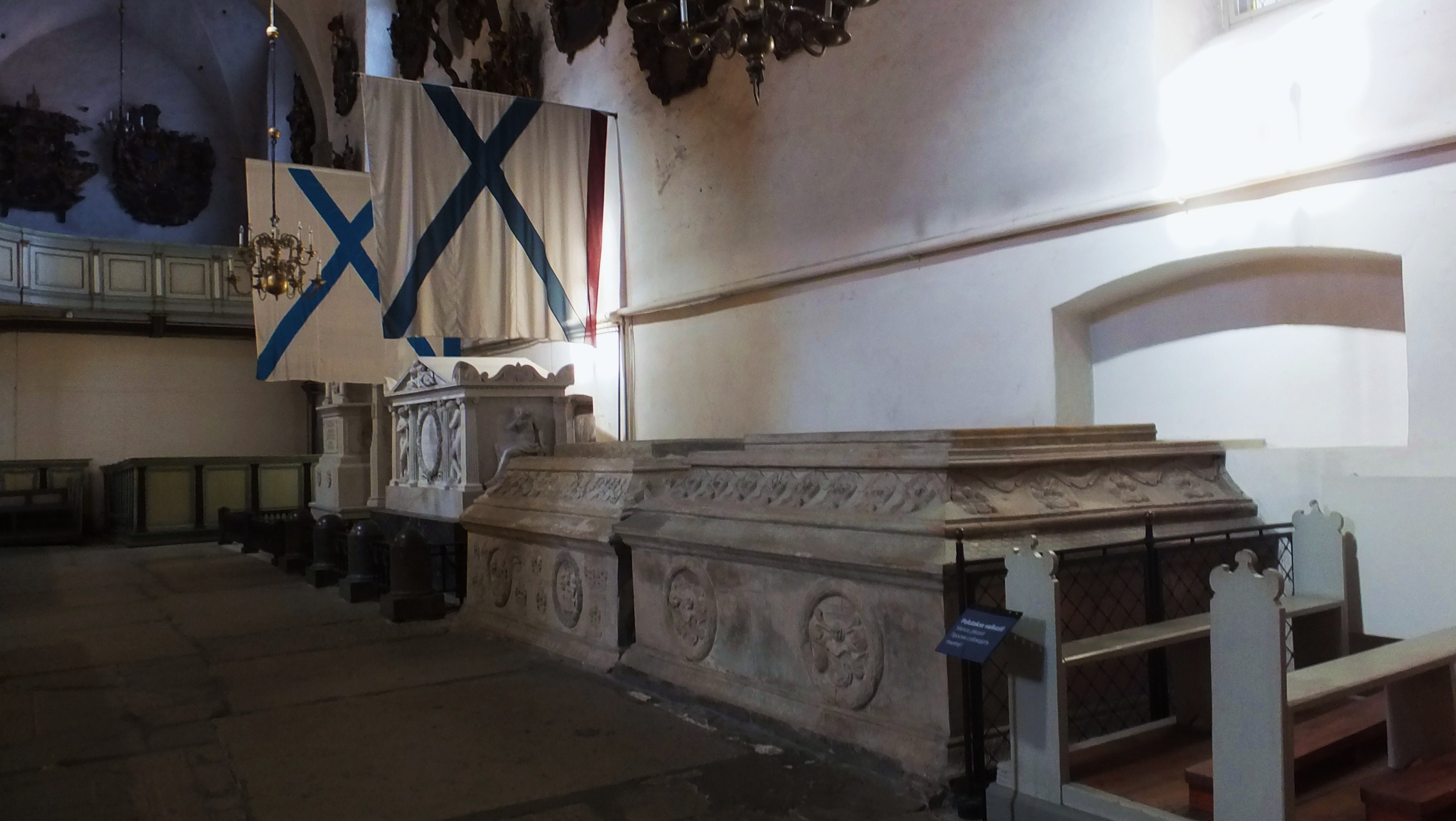 Tombs located inside St Mary's Cathedral.