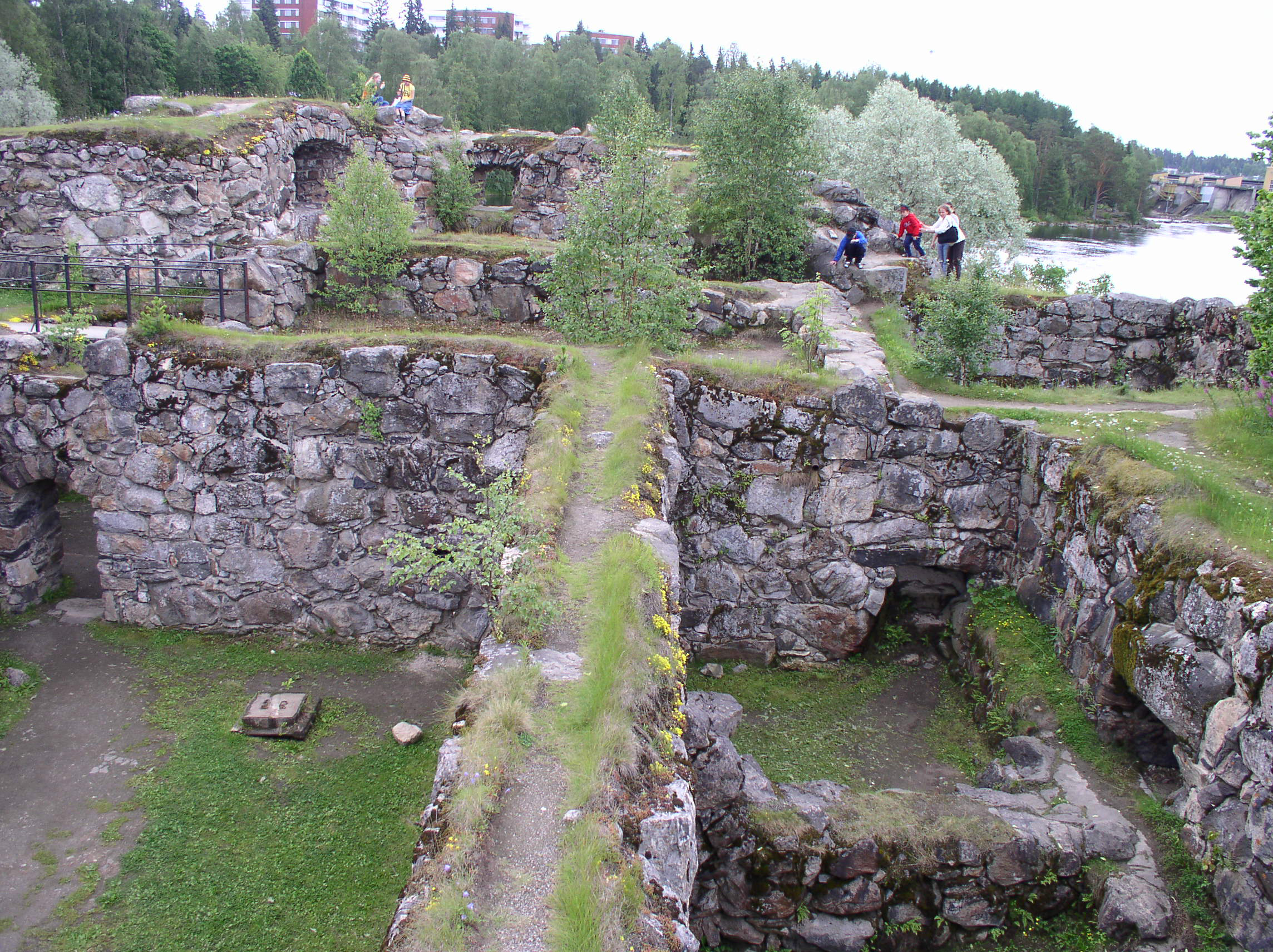 Ruins of Kajaani Castle in Kajaani, Finland