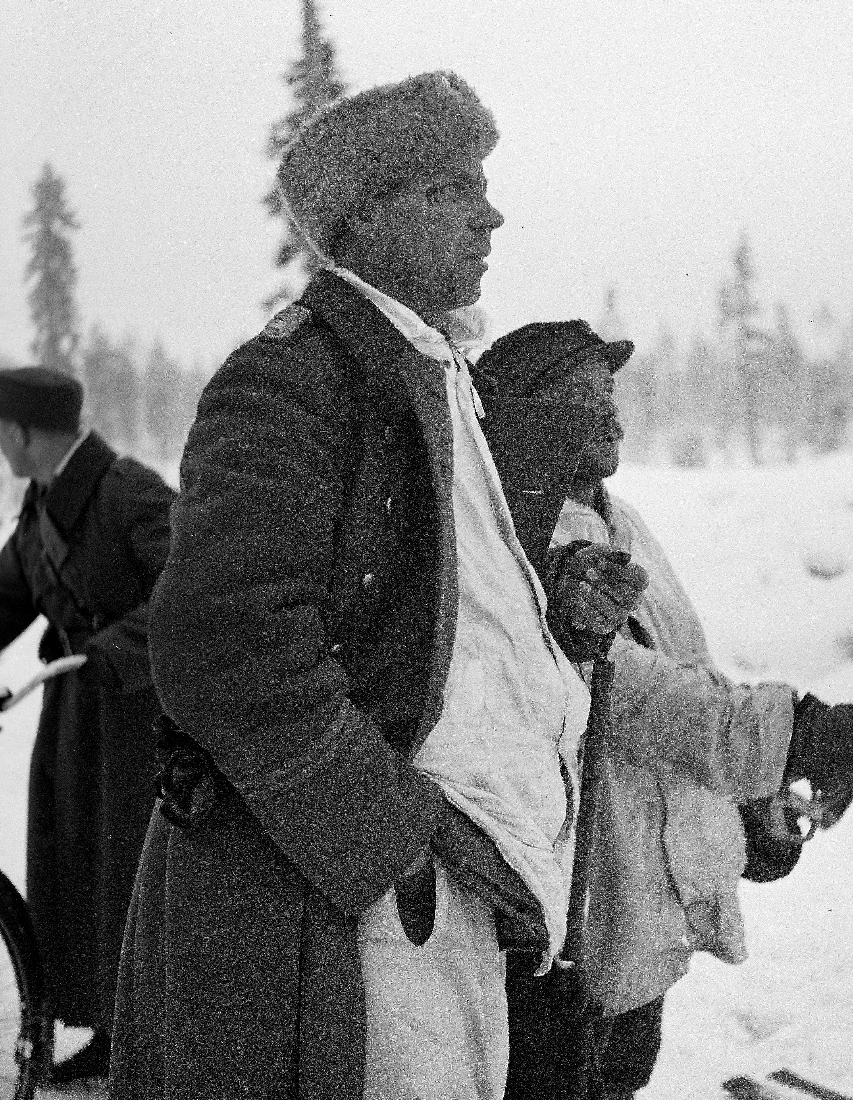 Aarne Juutilainen at the Kollaa front.