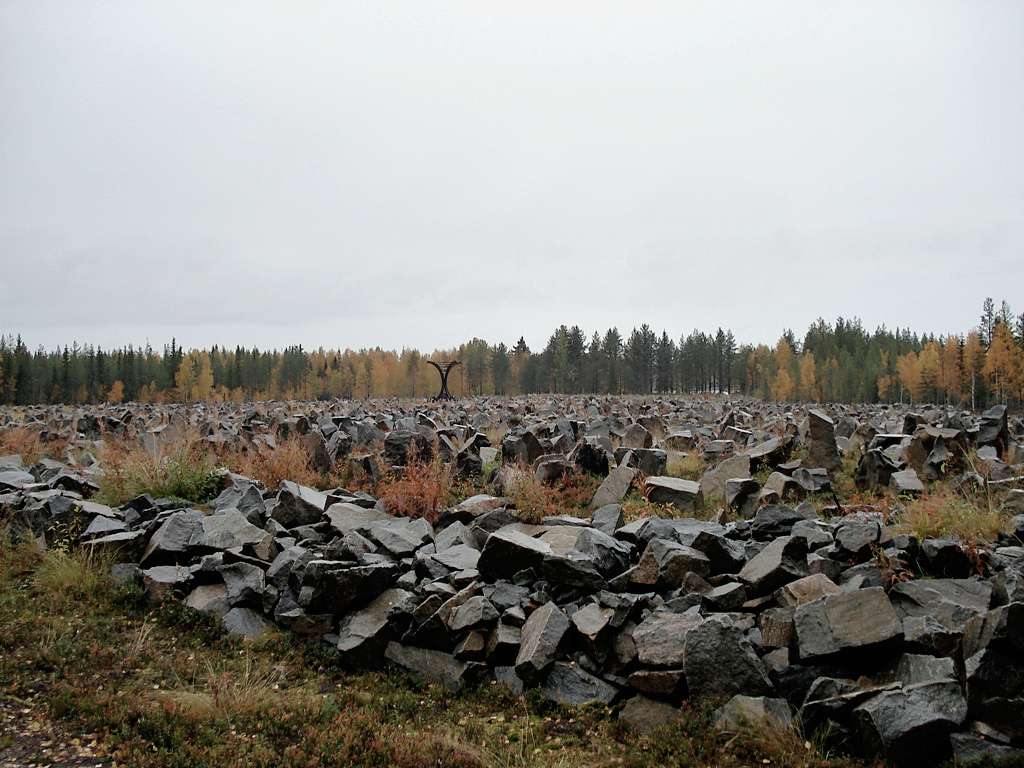 The Monument of the Winter War, designed by Erkki Pullinen, Suomussalmi, Finland